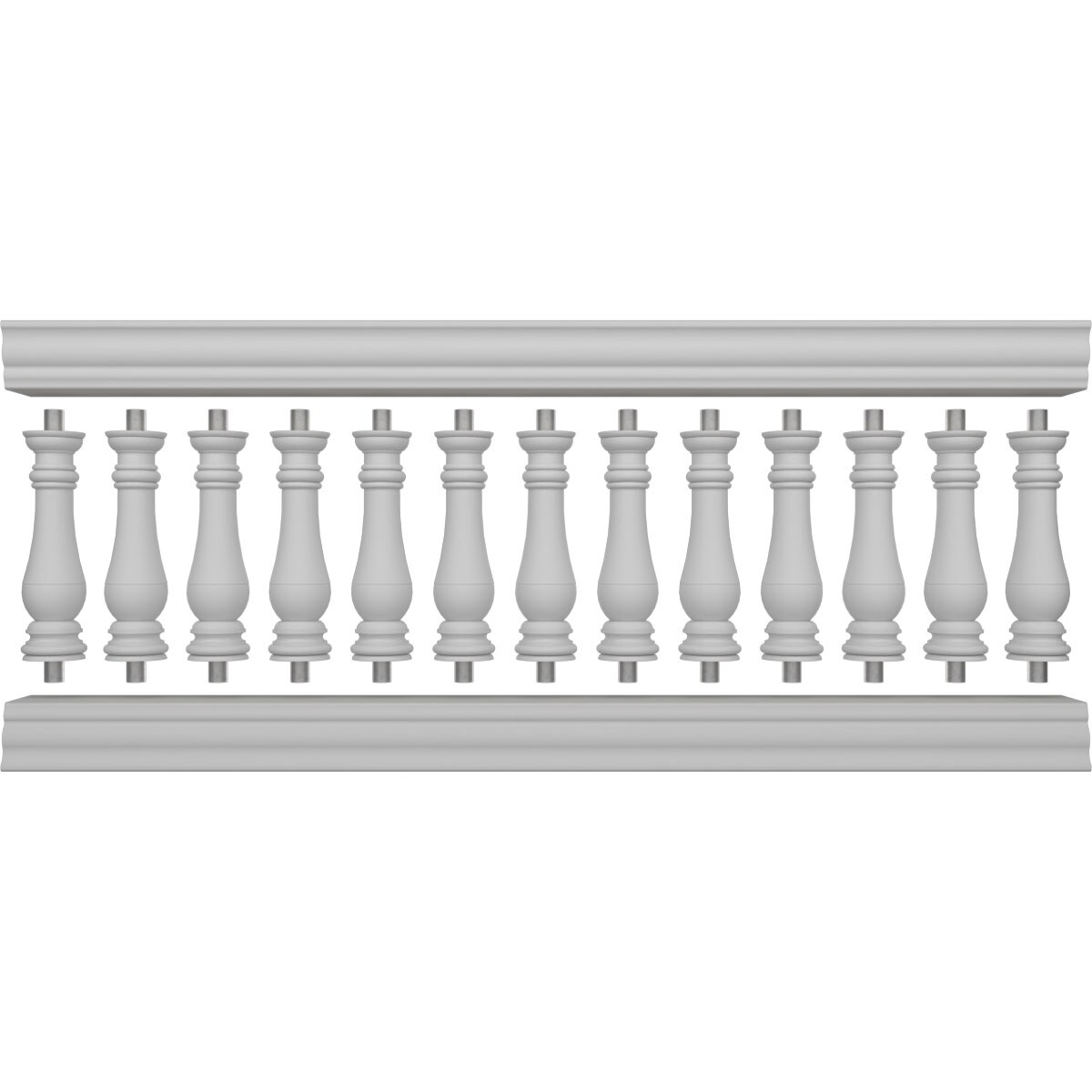 Ekena Millwork BALK32X084BRN railings - View #5