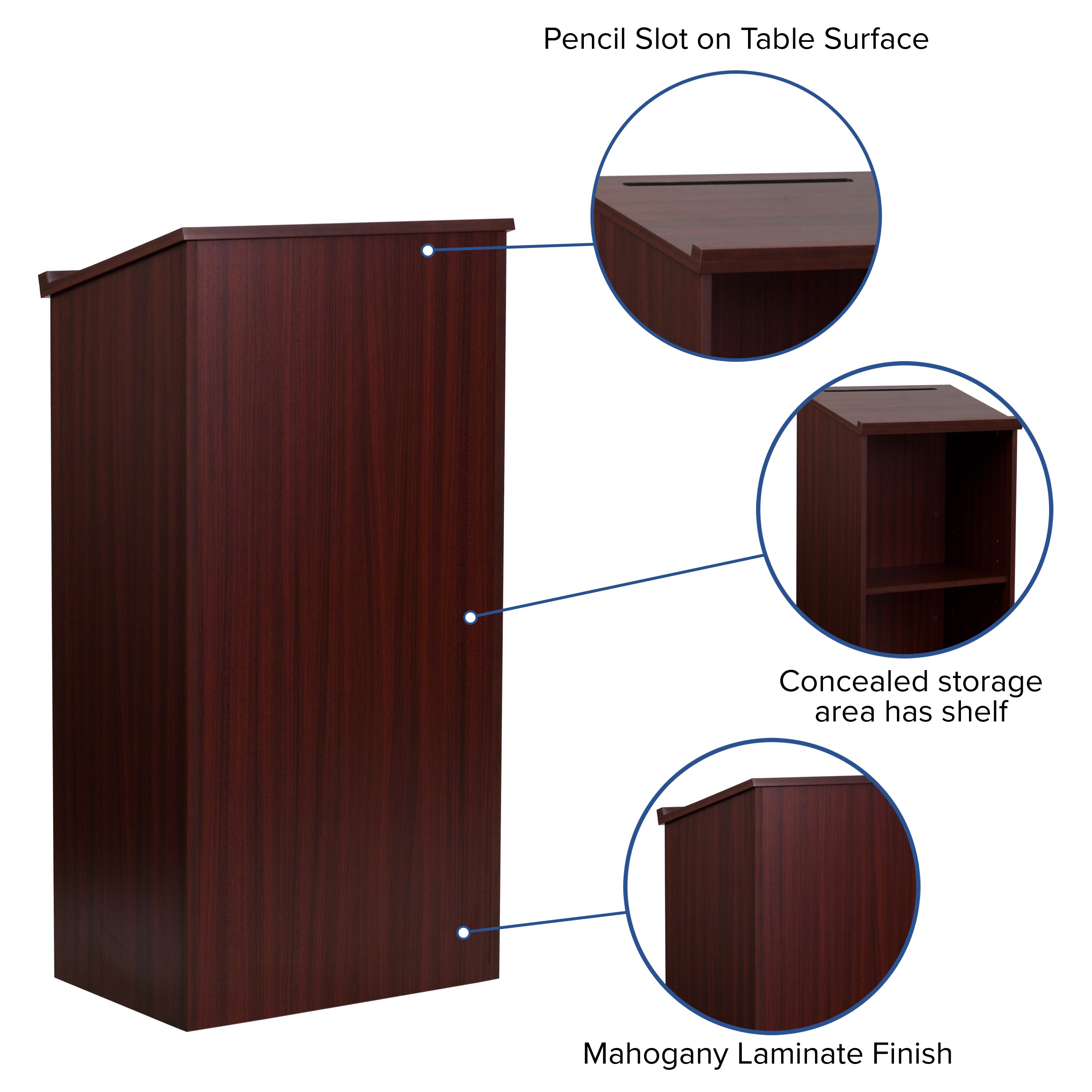 Flash Furniture 847254021920 desks - View #5