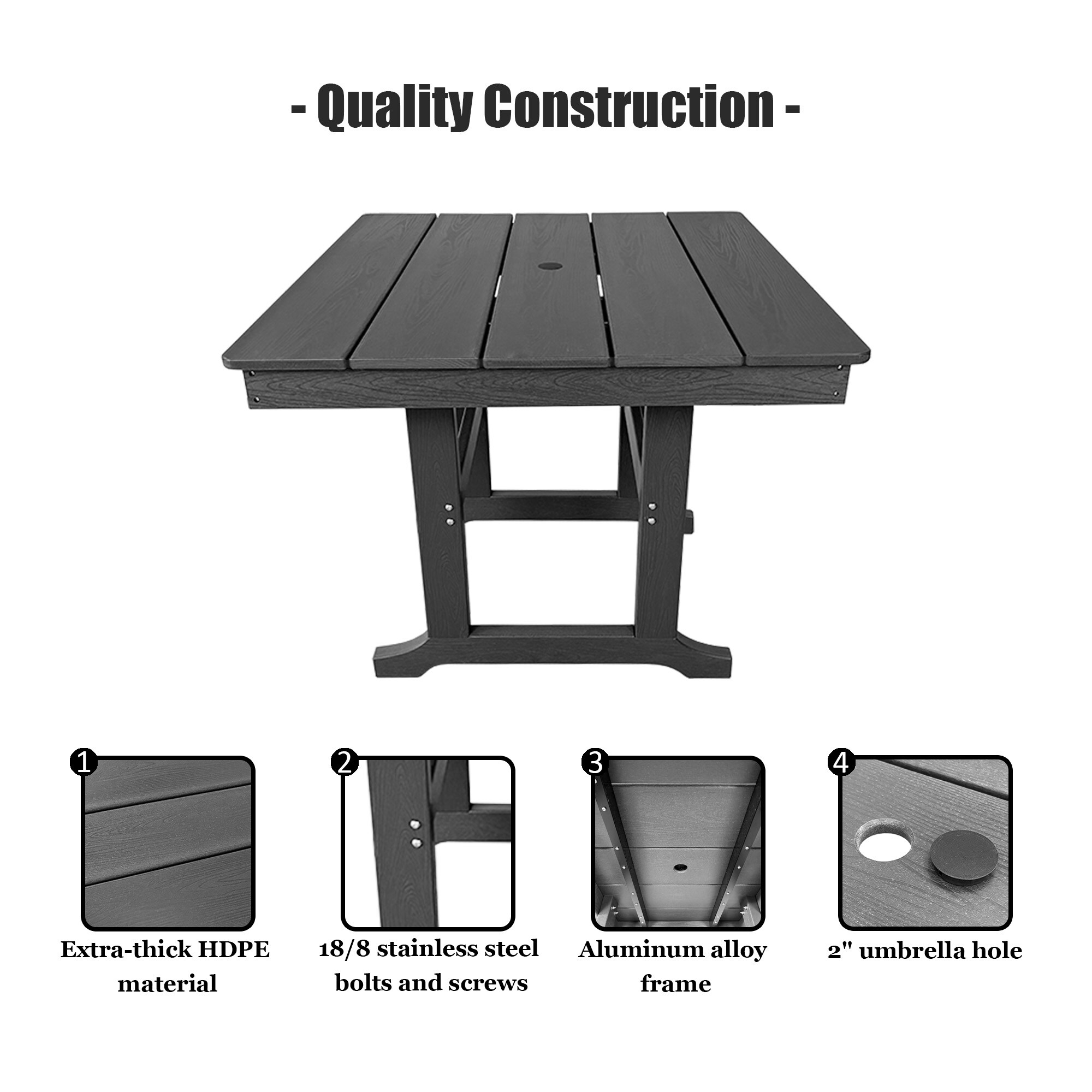 Fortune Candy EX036-G+2DC002SL-G Patio-Dining-Sets - View #7