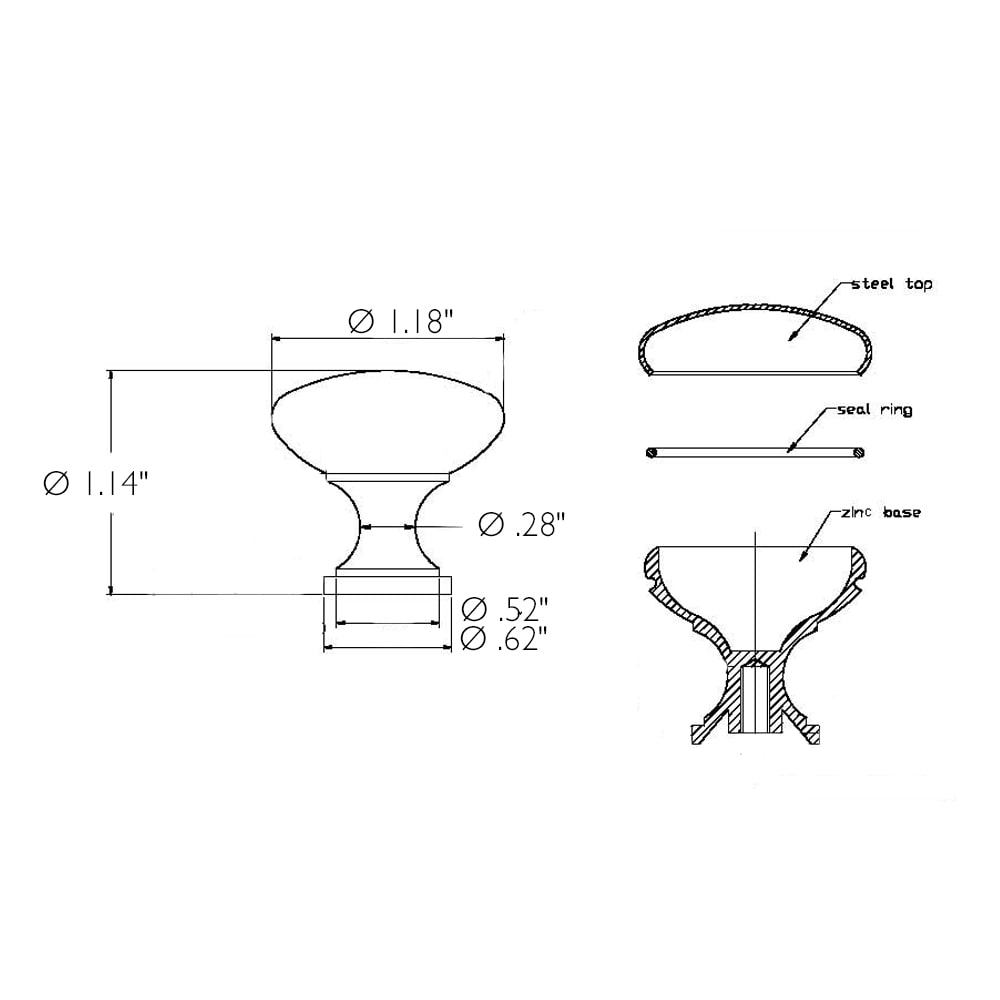 Design House 564609 Cabinet-Knobs - View #5