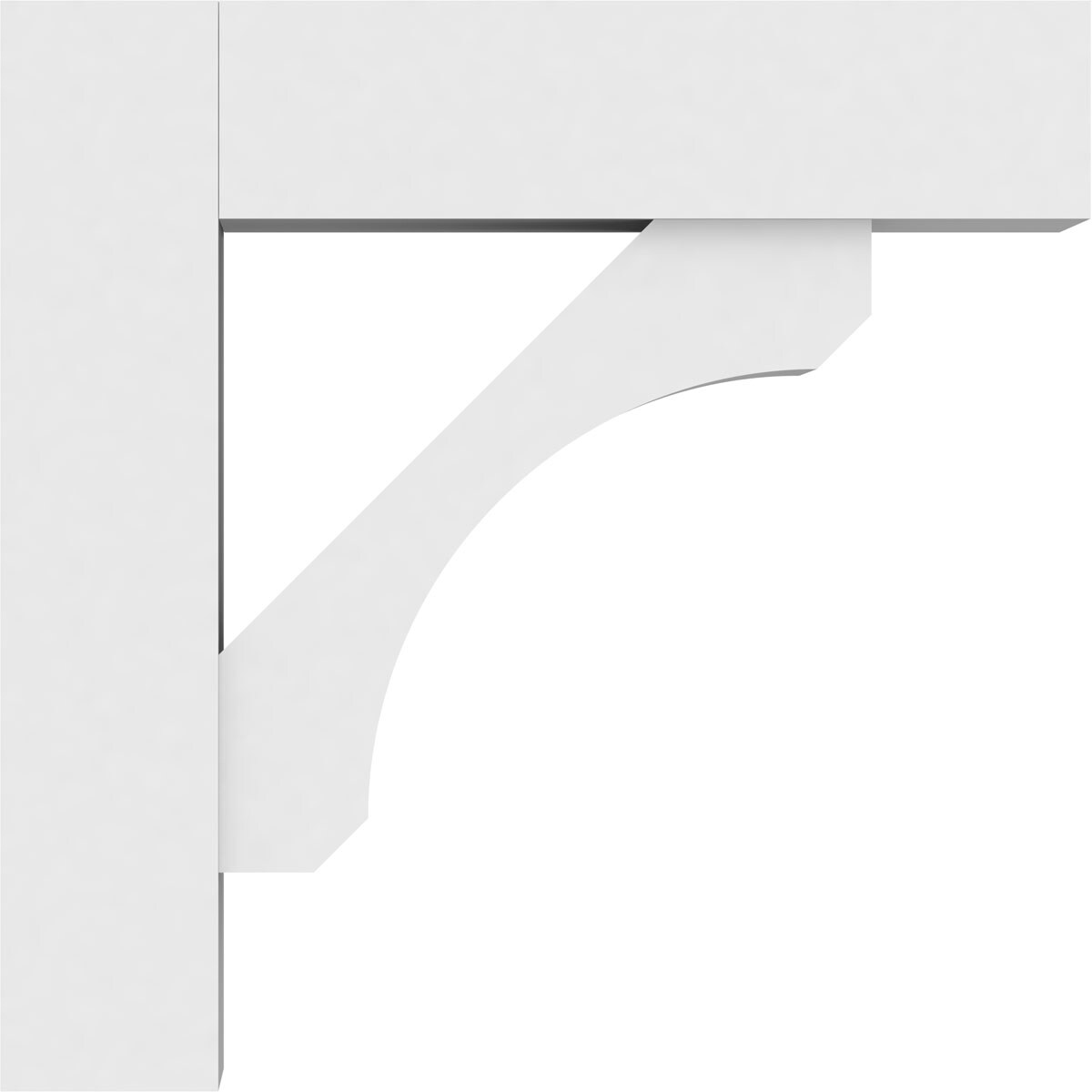 Ekena Millwork BKTP05X20X20LEC05 Exterior-Brackets-Braces - View #3