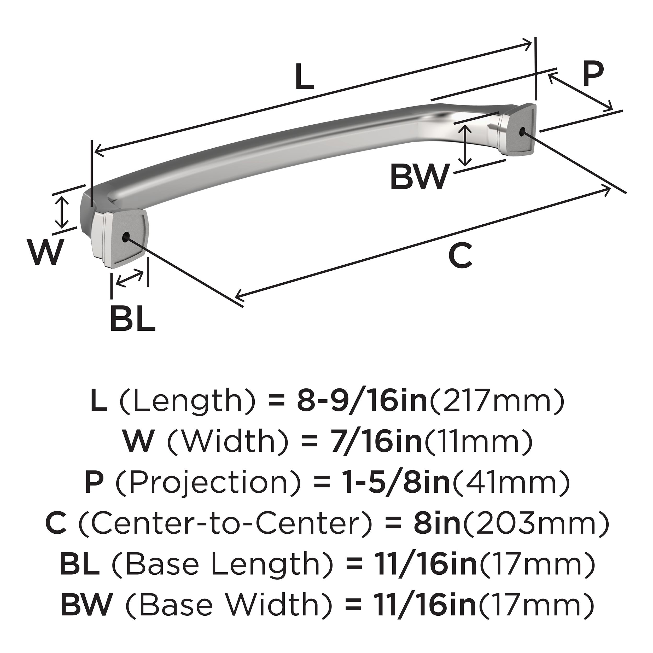 Amerock BP5535126 Cabinet-Pulls - View #5