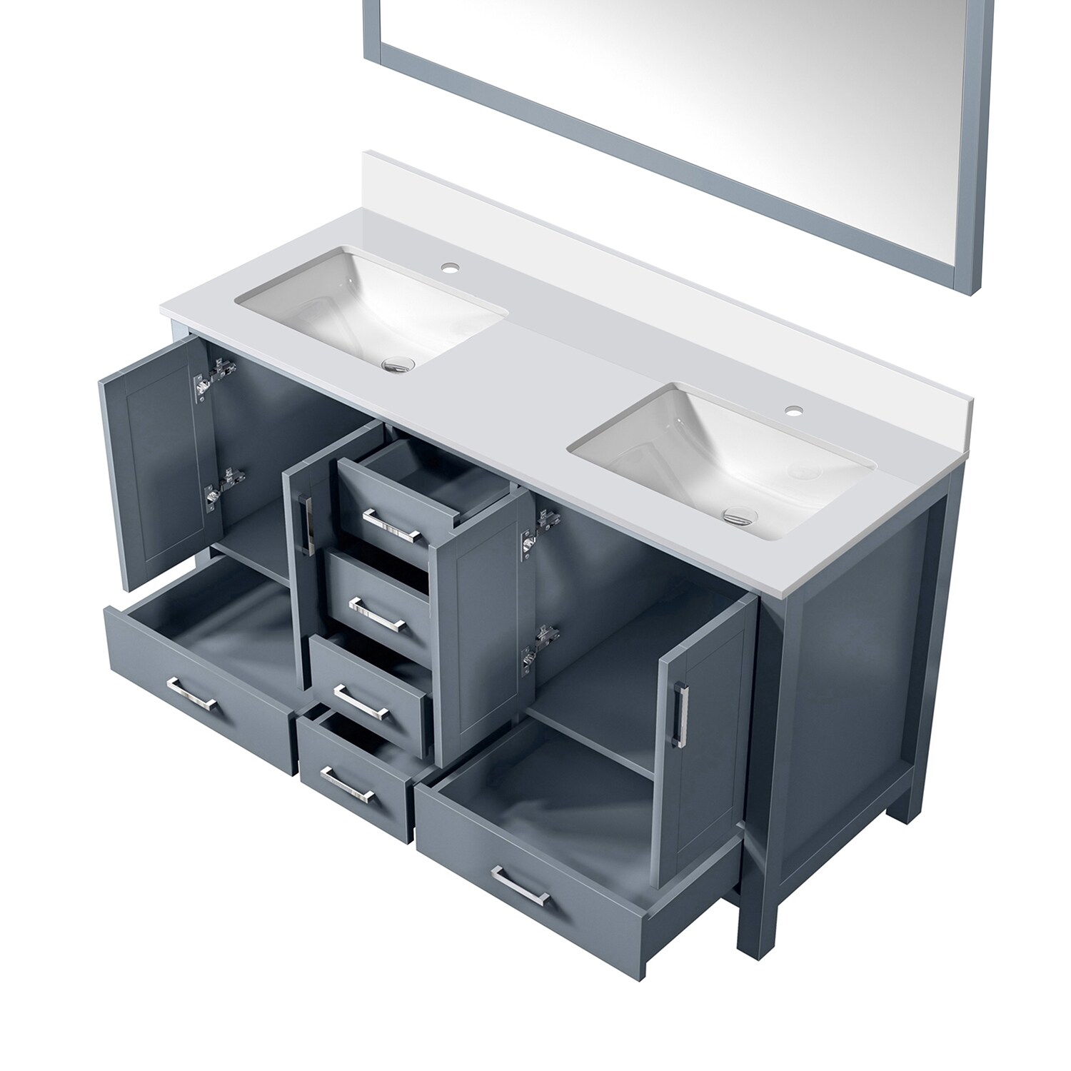 Lexora LJ342260DBWQM58 Bath-Vanity-Combo - View #3