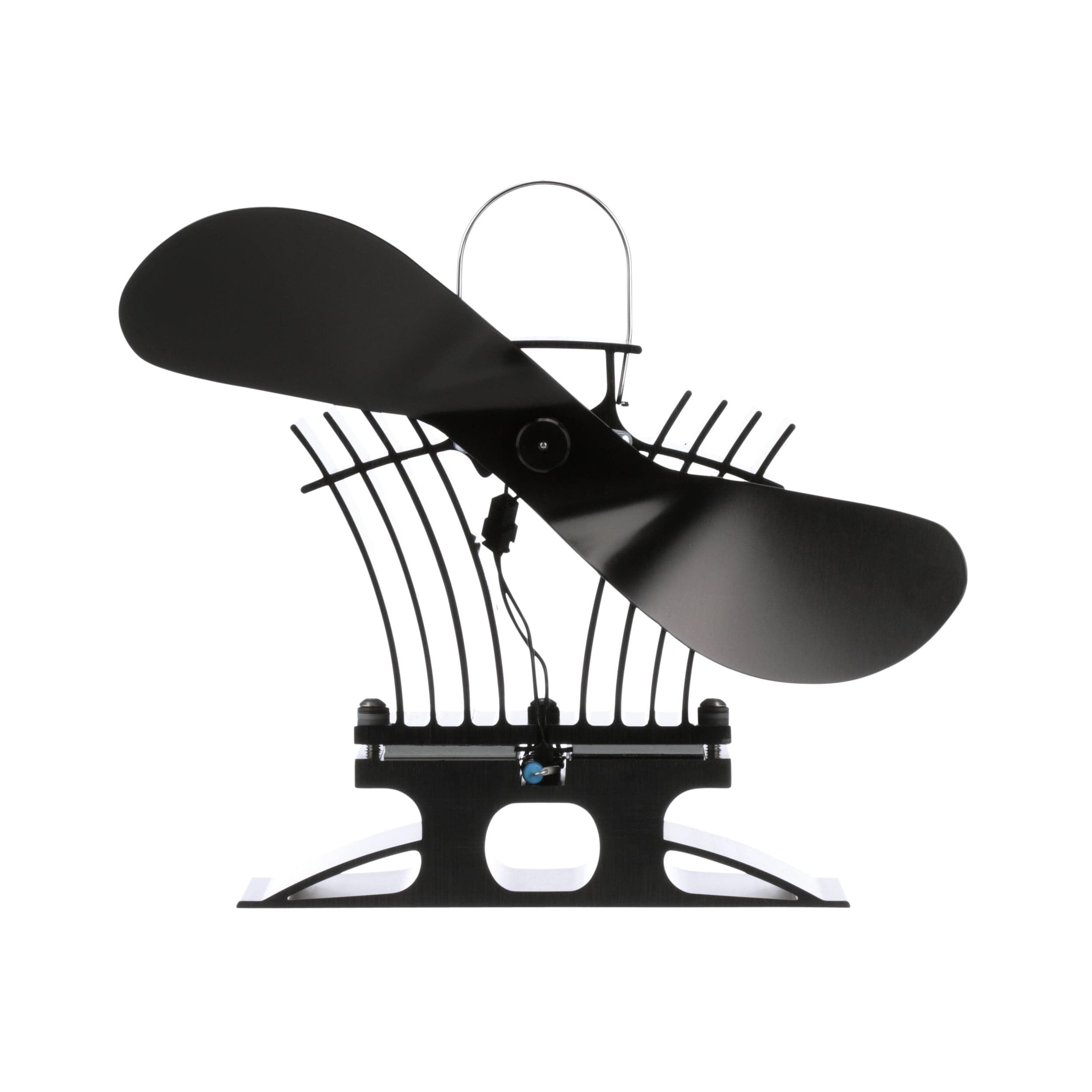 Ecofan AirDeco II Black W/Black Blade Wood Stove Fan in the Wood & Pellet  Stove Accessories department at