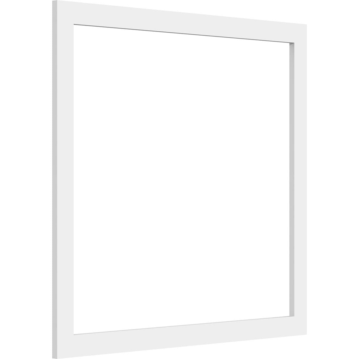 Ekena Millwork WALP26X24X037PRE 26-in x 24-in Smooth Paintable/Stainable White PVC Fretwork Wall Panel (