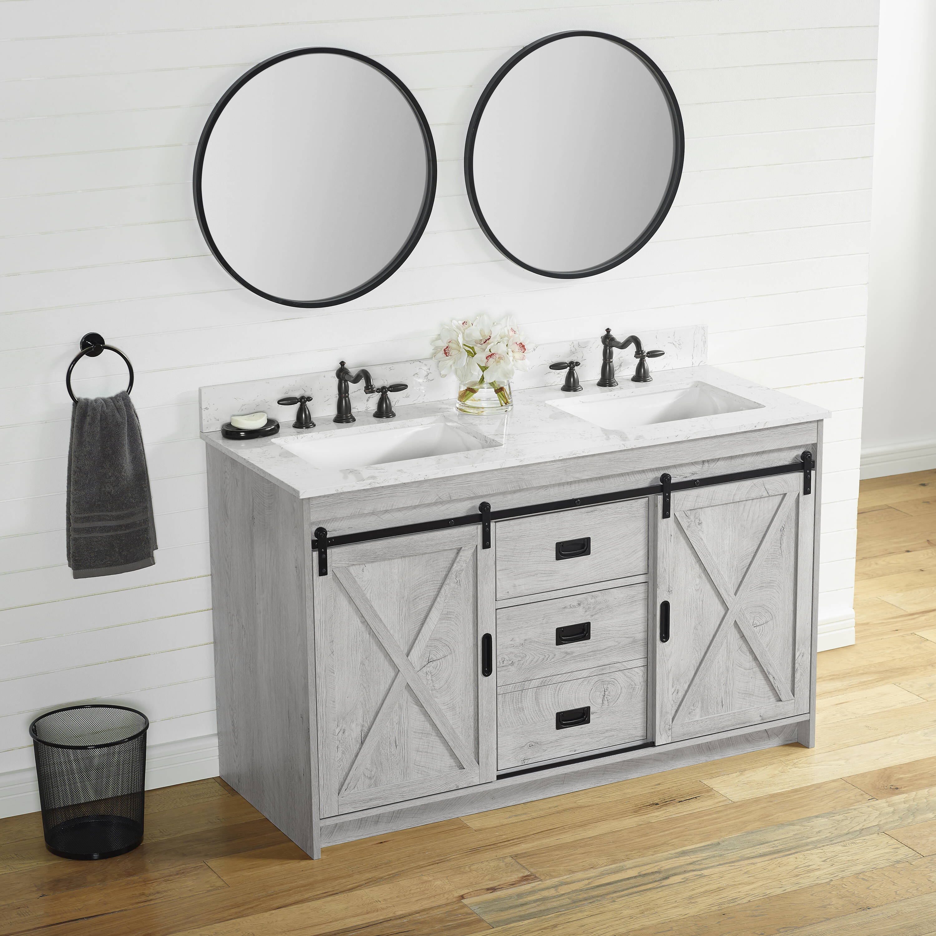Sudio Design RAFTER-54WW-D Bath-Vanity-Combo - View #11