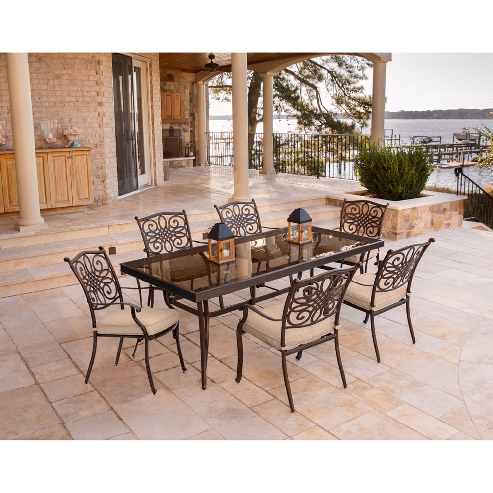 Hanover TRADDN7PCG Patio-Dining-Sets - View #16