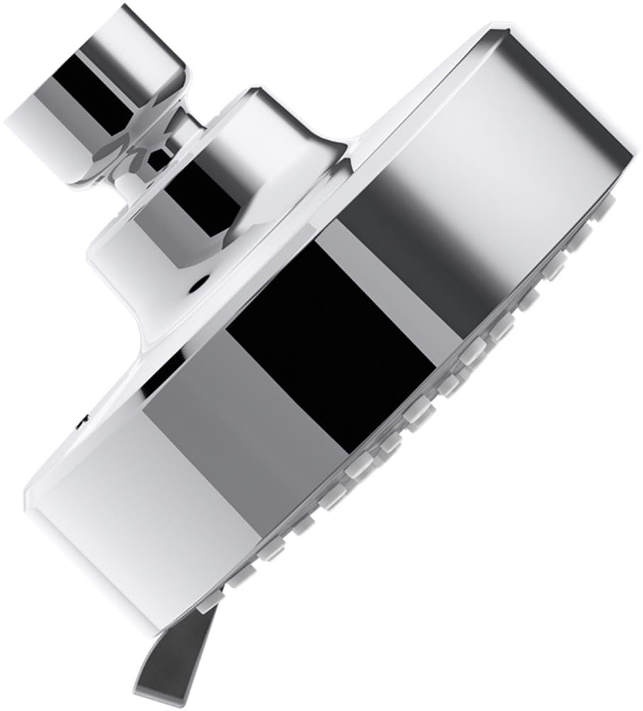 Polished Chrome Multifunction Wall Mounted Showerhead