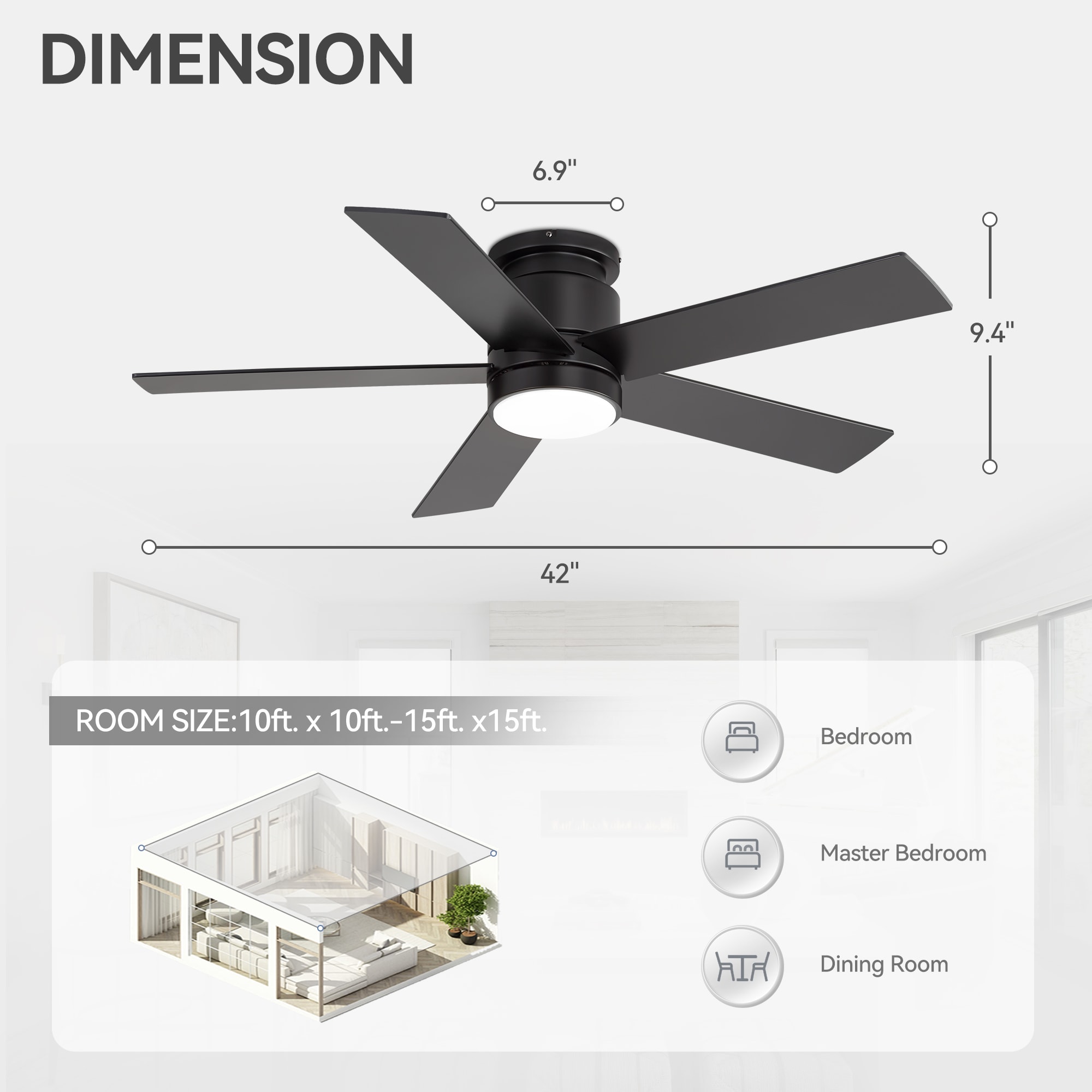 Breezary 30023-AB Ceiling-Fans - View #10