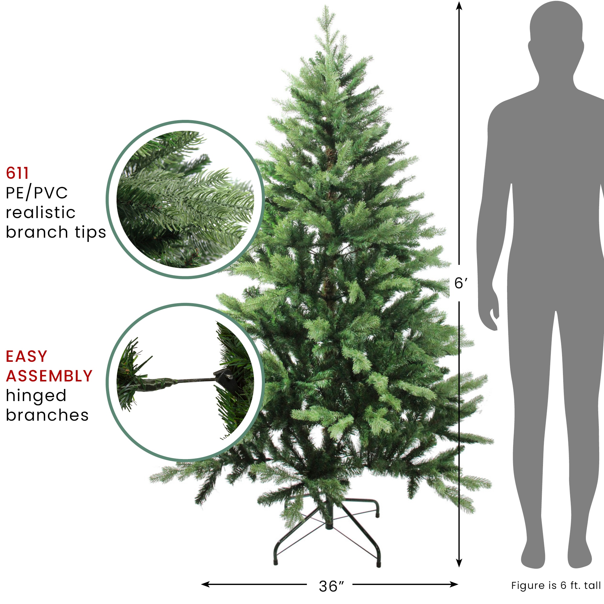 Northlight 32618573 Artificial-Christmas-Trees - View #7