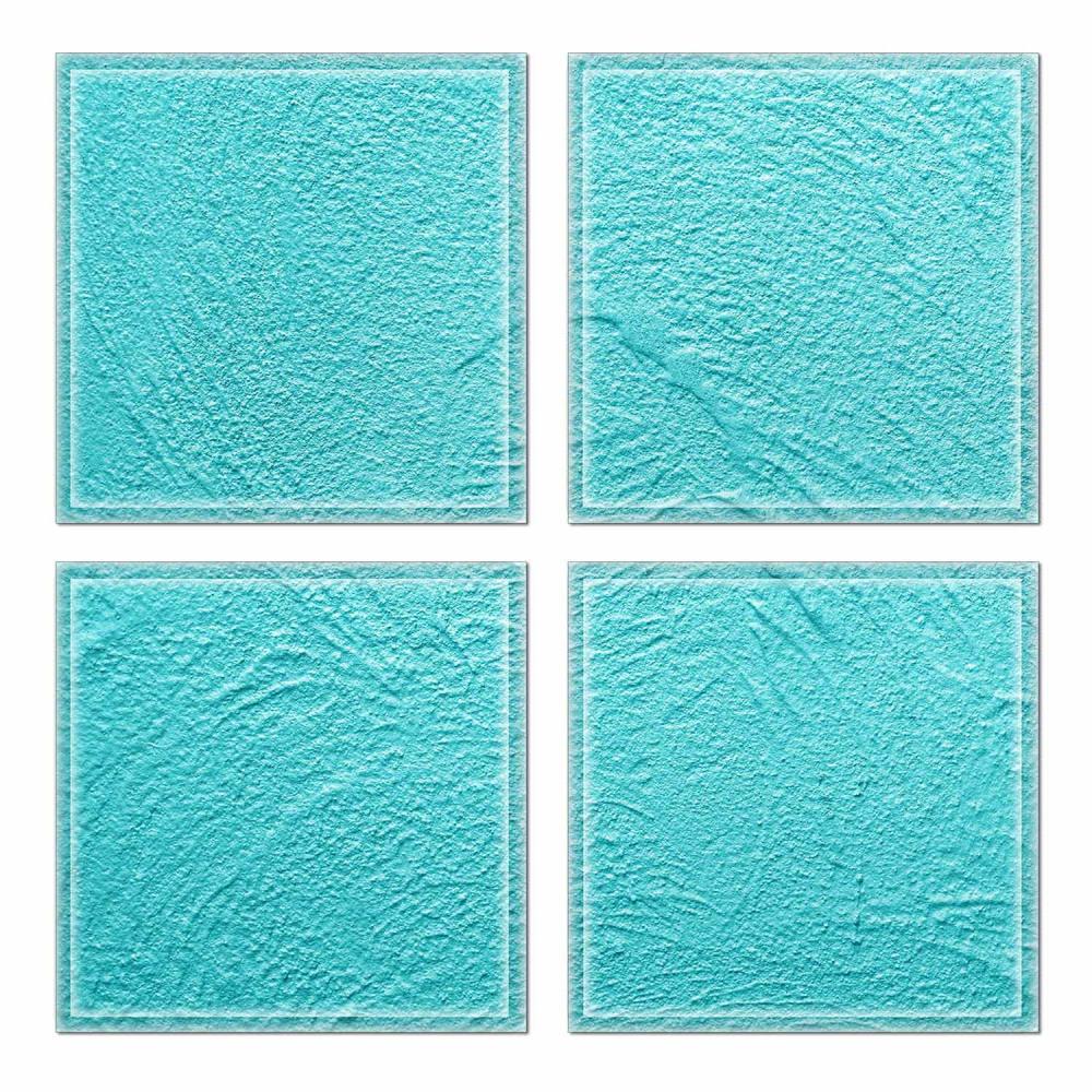 Instant Mosaic 4720103 Upscale Designs 32-Pack Multicolor 6-in x 6-in Glossy Glass Random Wall Tile