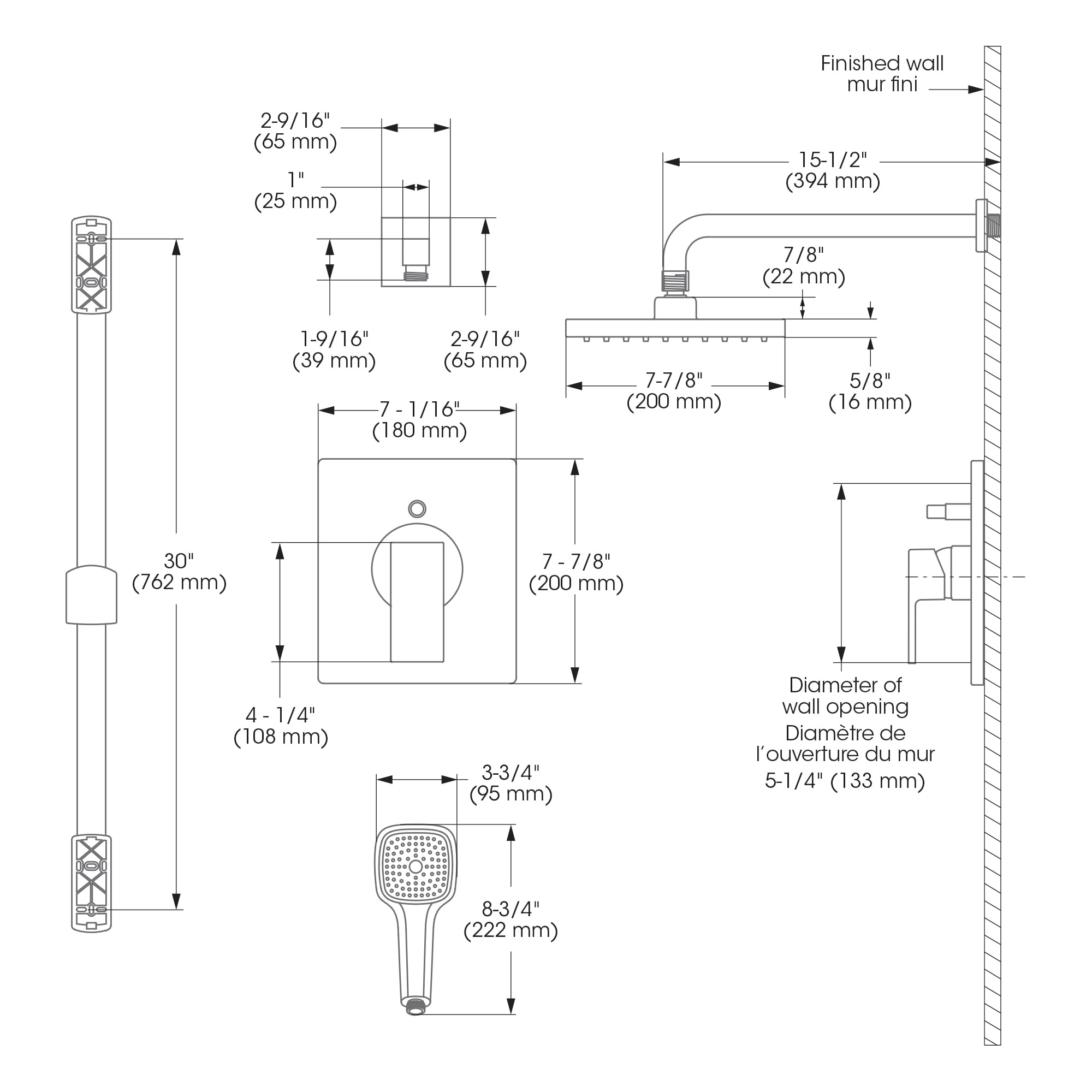 Belanger QUA130CMB Tub-Shower-Faucets - View #10