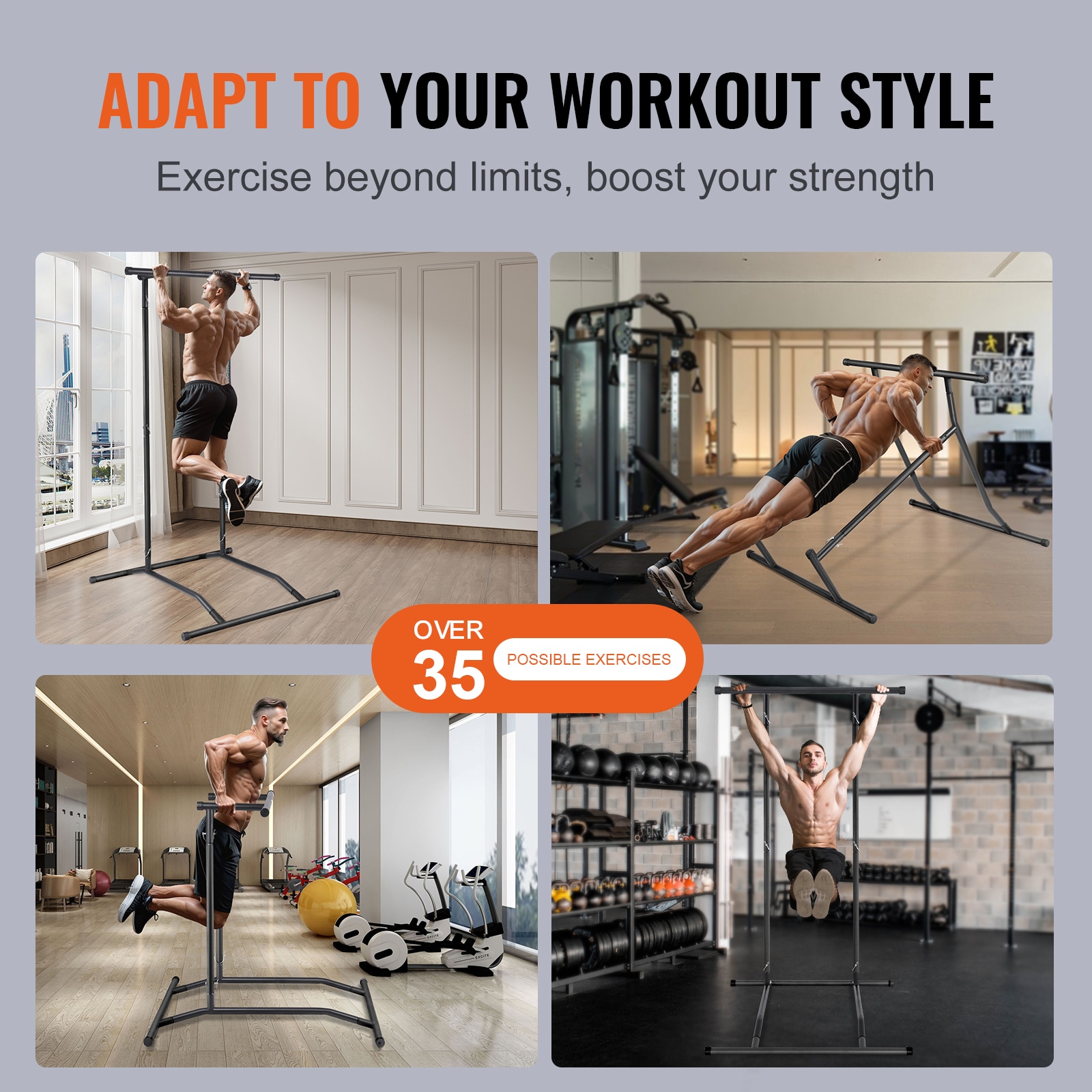 VEVOR DGYTXSJDGBKDEVQWTV0 Pull-up-Push-up-Bars - View #6