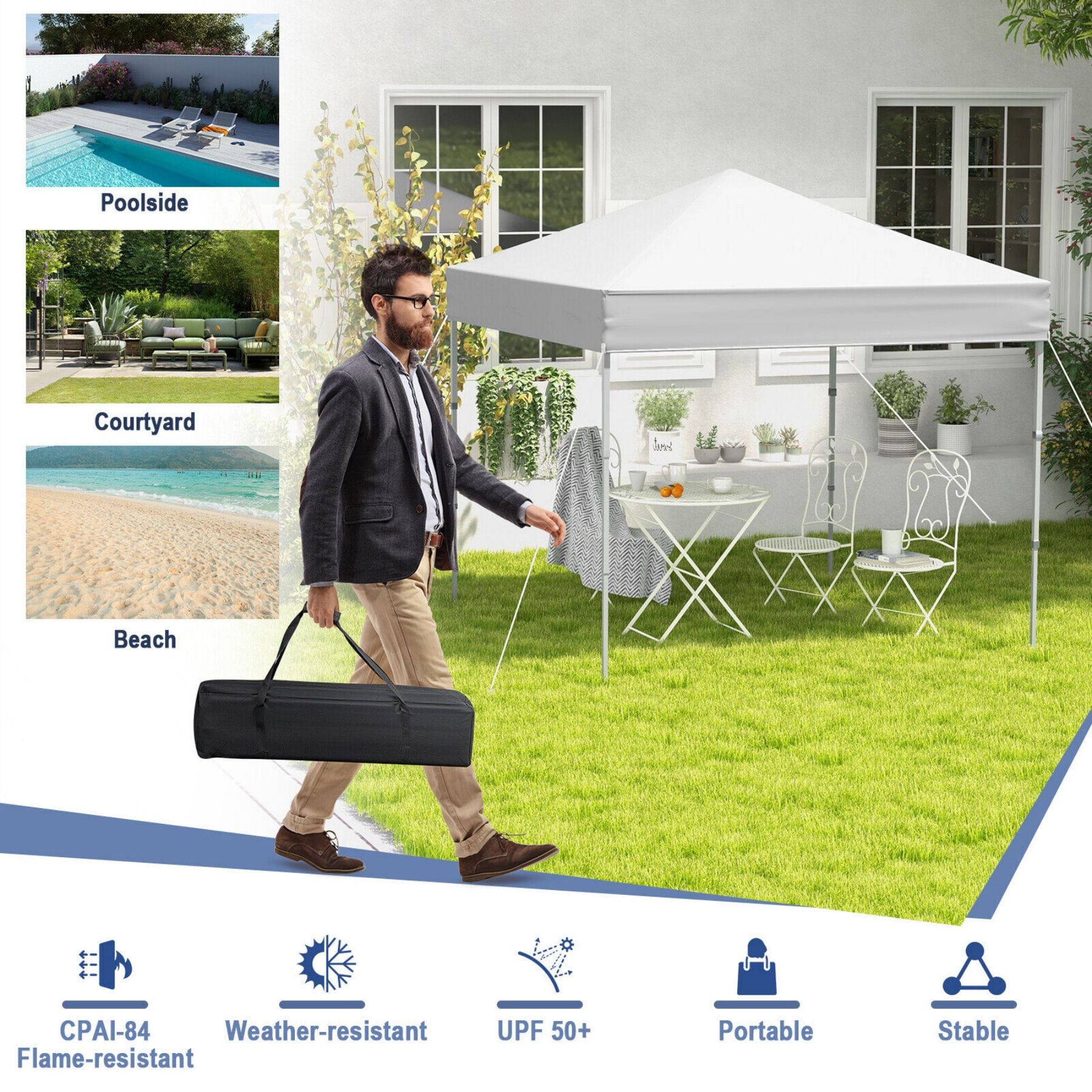 LIVIZA TDZ10849WH Canopies-Sl - View #6