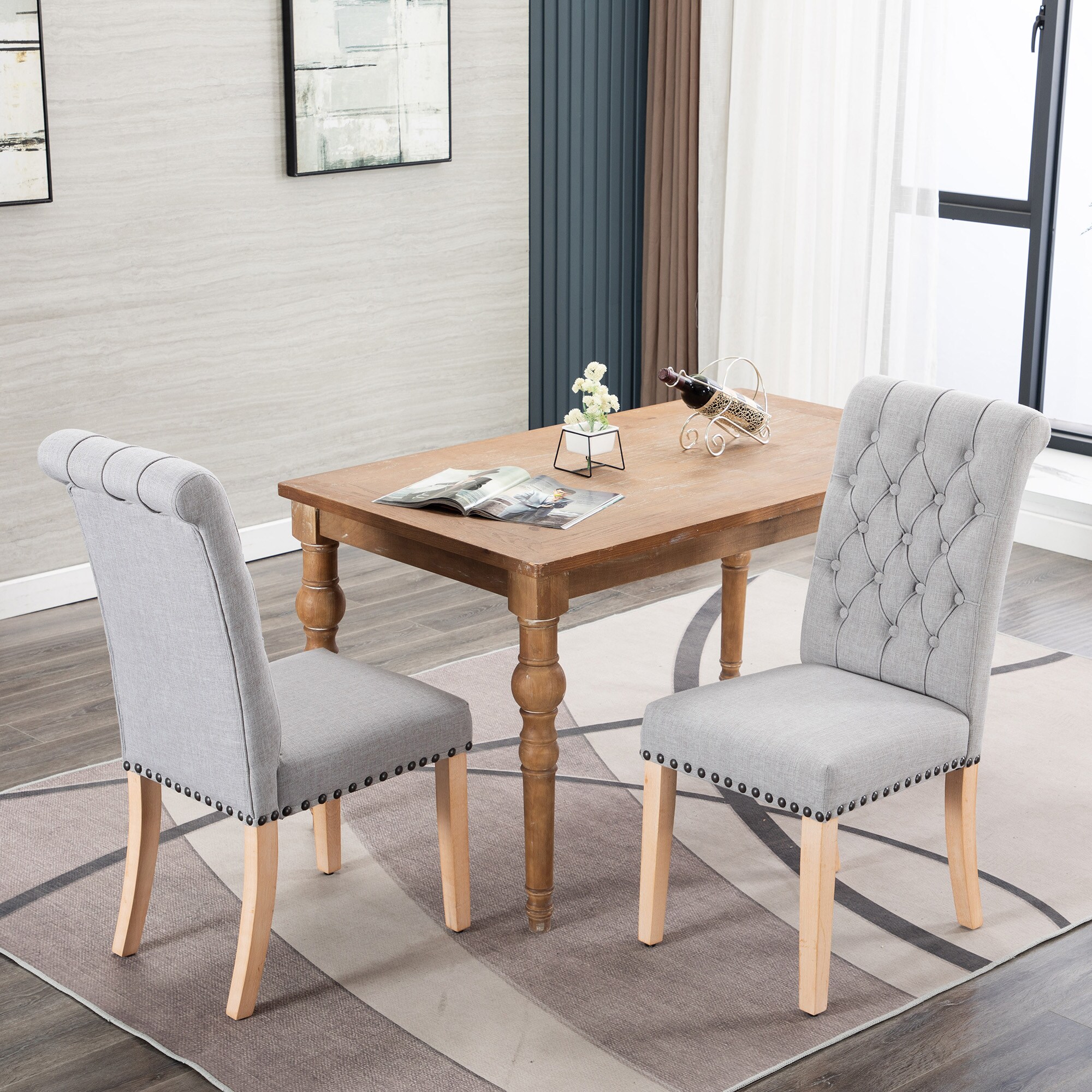 Clihome ZB-PH-011-2-BL Dining-Chairs - View #7