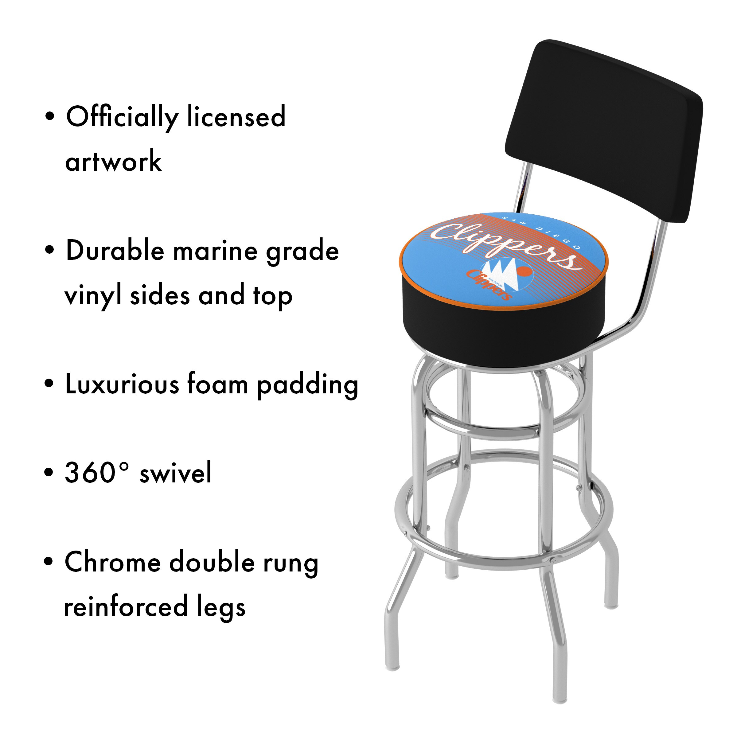Trademark Gameroom NBA1100HC-SDC-TWN stools - View #3