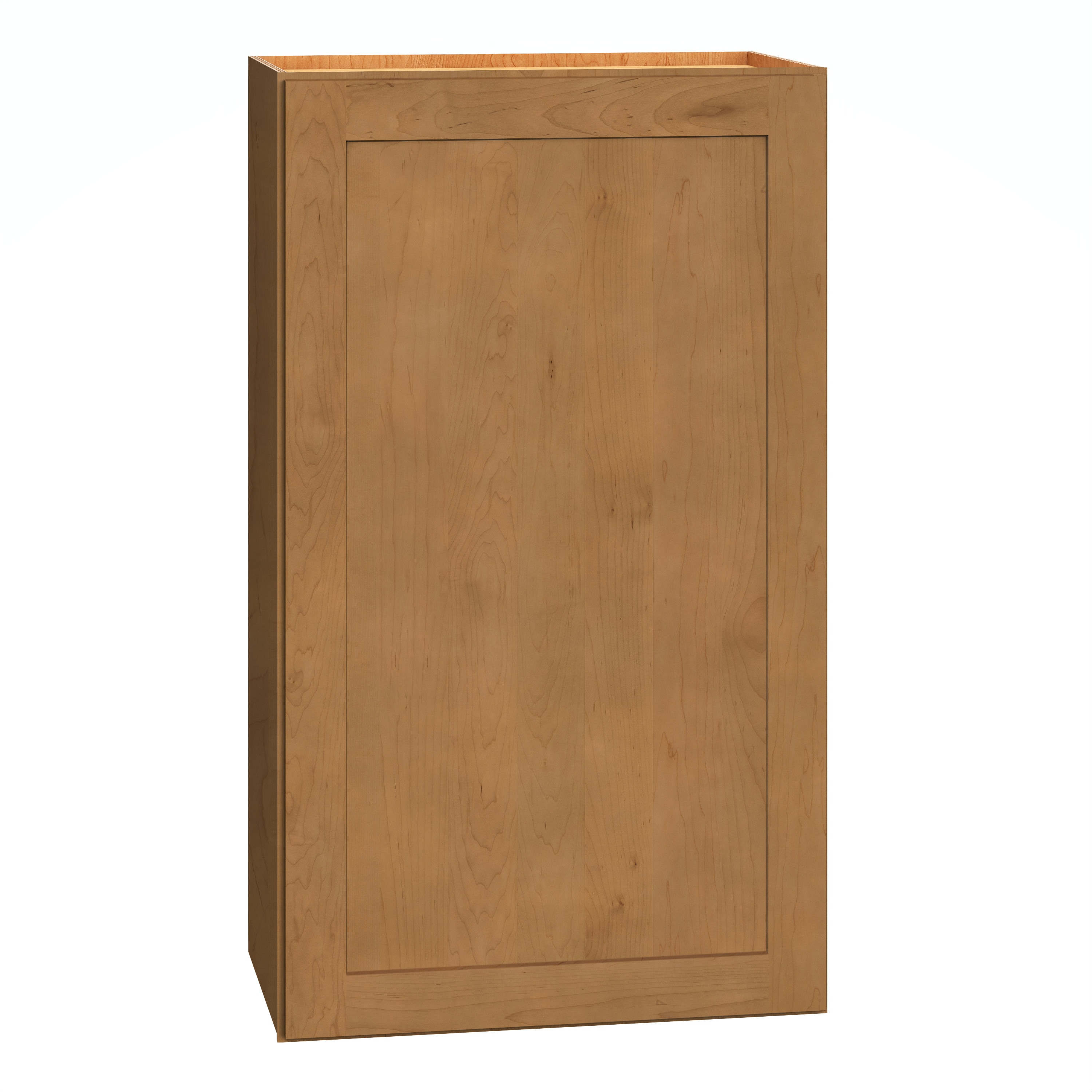 Diamond Express 62L-W2136R Jamestown 21-in W x 36-in H x 12-in D Sahara Brown Wall Fully assembled Plywood Cabinet (Recessed Panel Shaker)