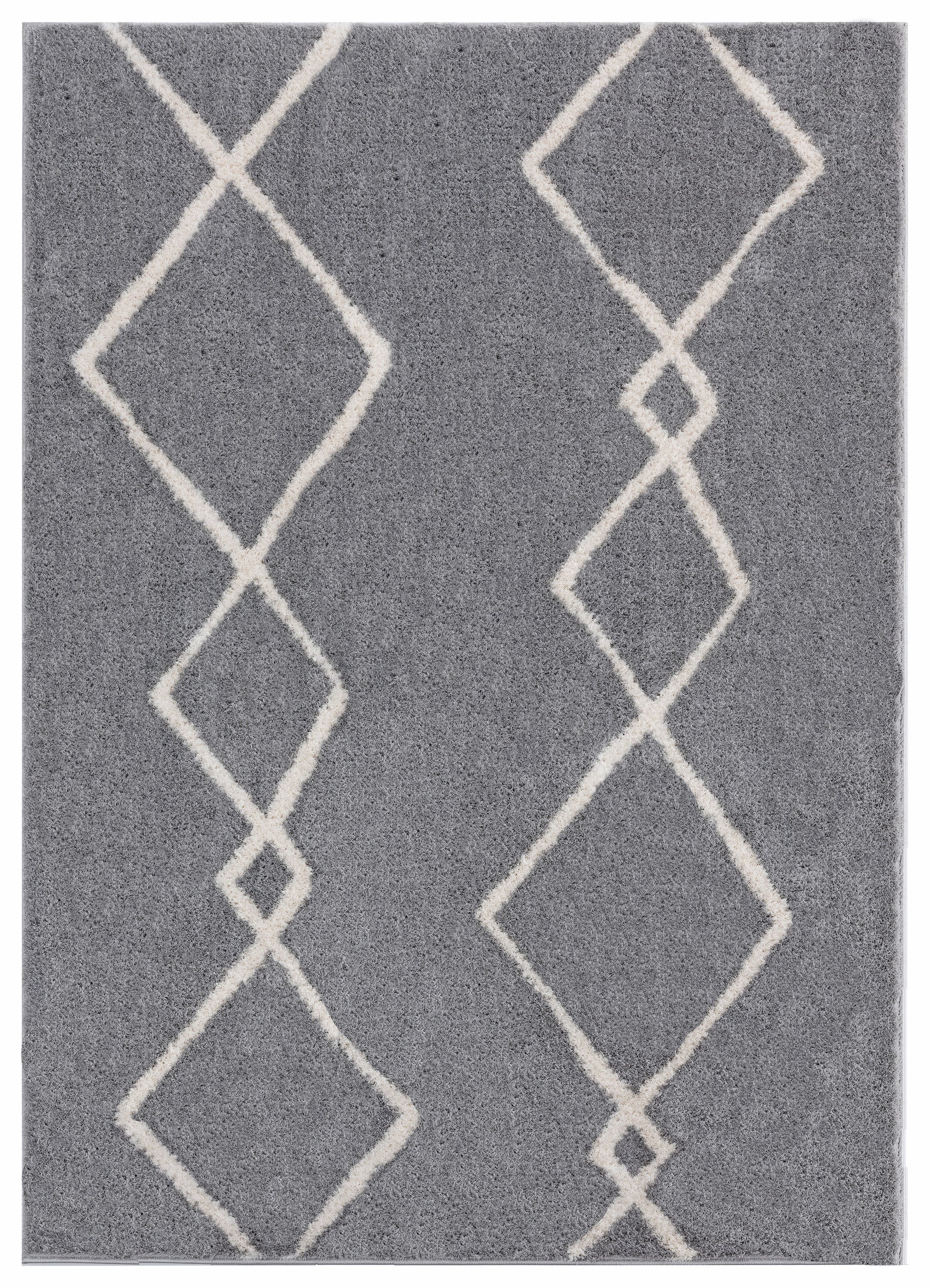 United Weavers Of America 1840 20272 24 Tranquility 2 x 3 (ft) Polyester Grey Rectangular Indoor Geometric Area rug