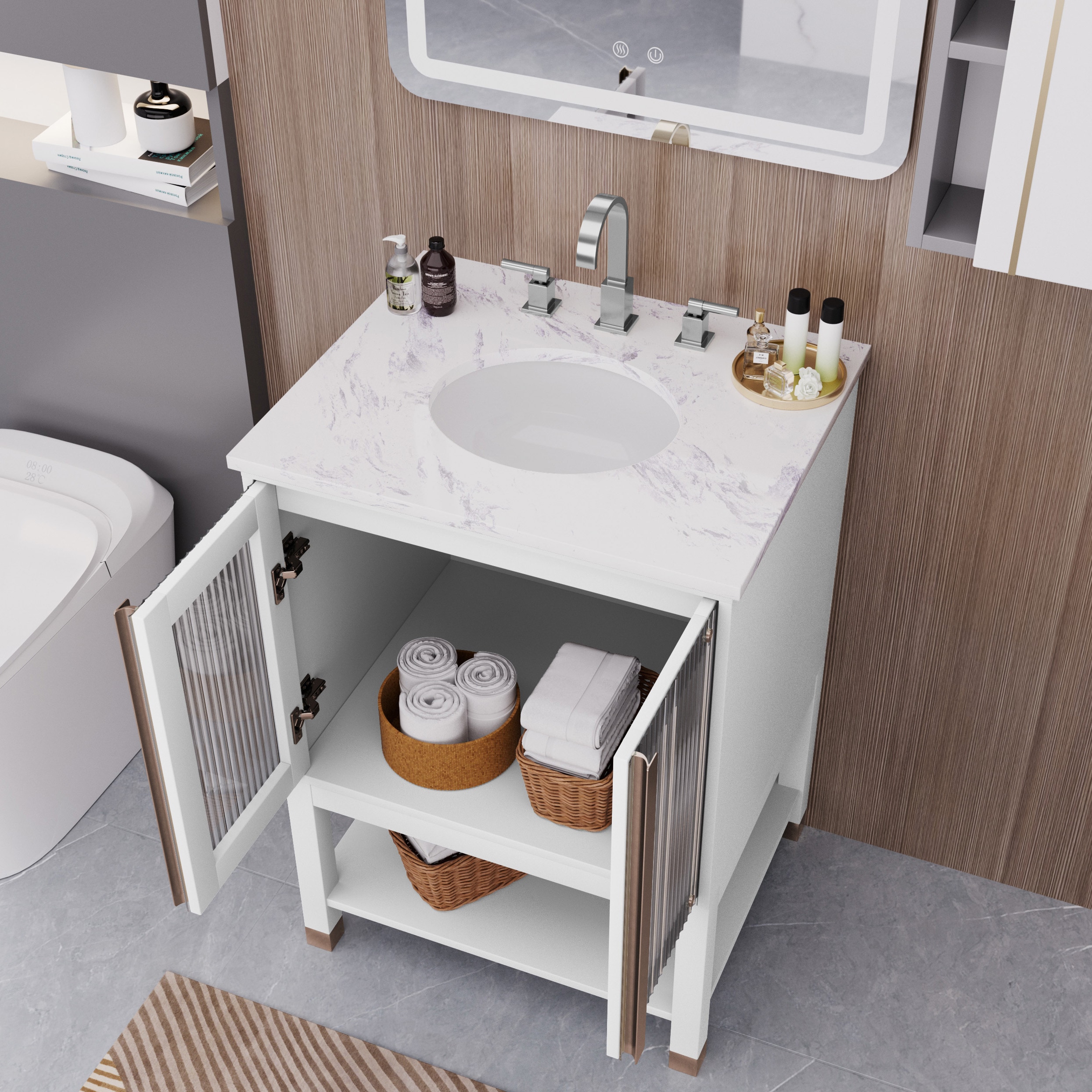 JEAREY CWCJ-Q-BG Bath-Vanity-Combo - View #2