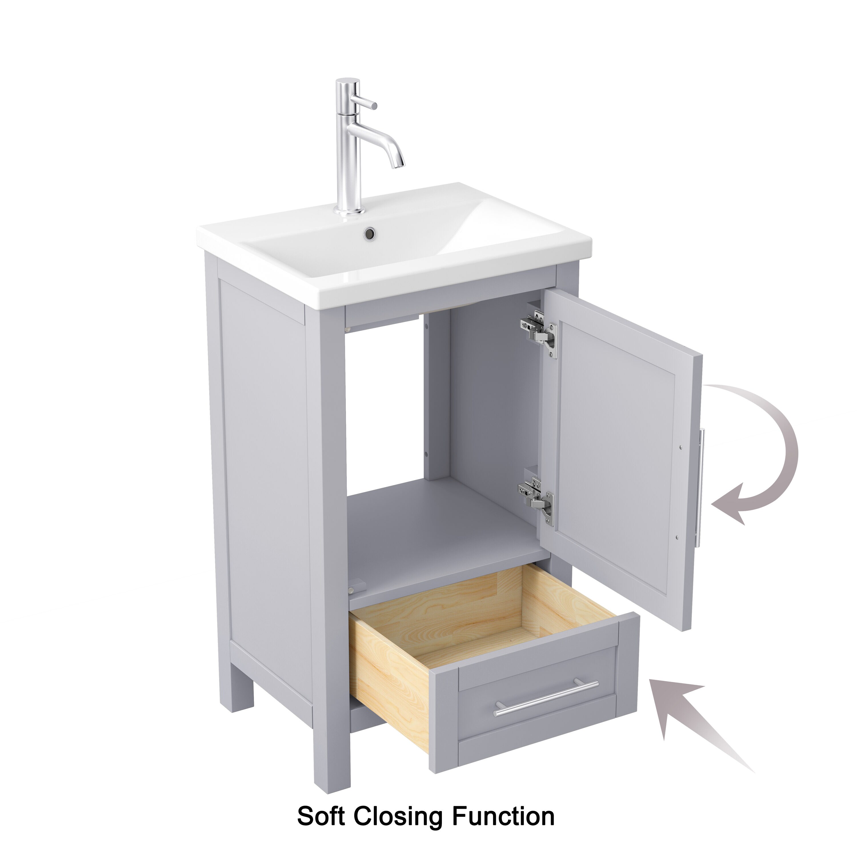TJAmerican TJ02-23V2016GR Bath-Vanity-Combo - View #6