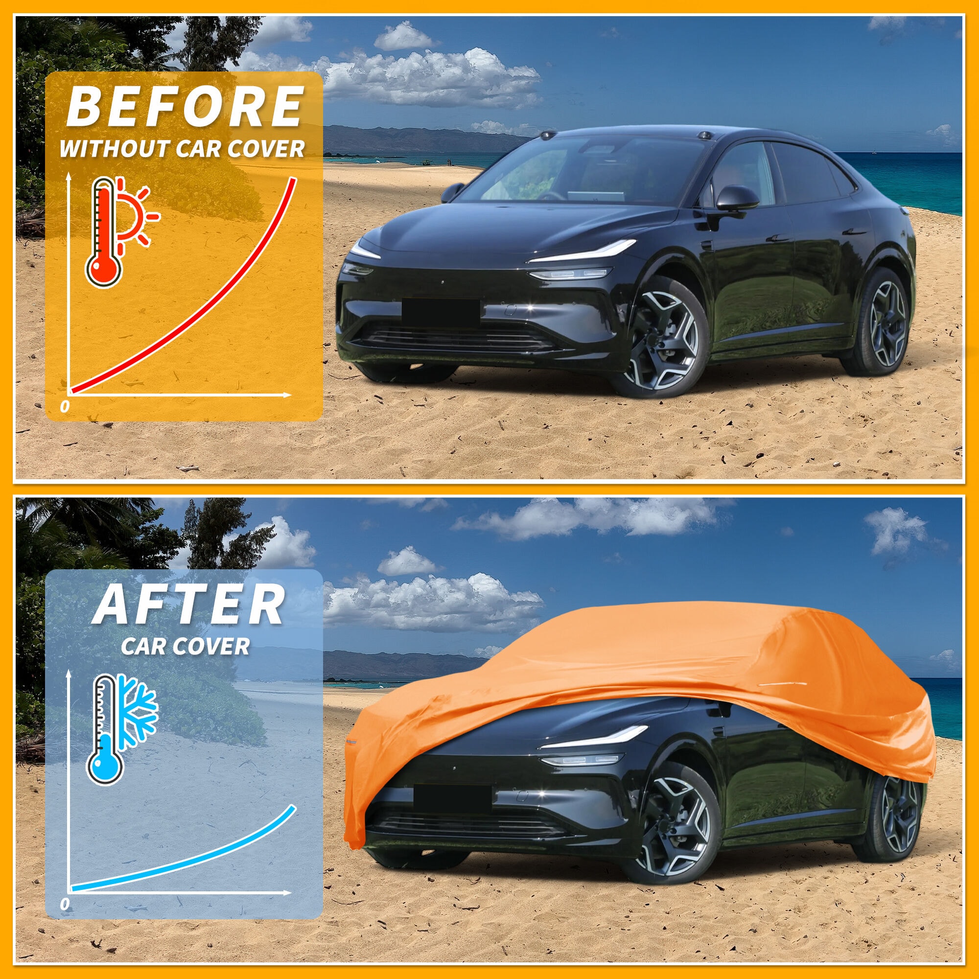 Unique Bargains S25112102UX0311 Universal-Car-Covers - Thumbnail View #4