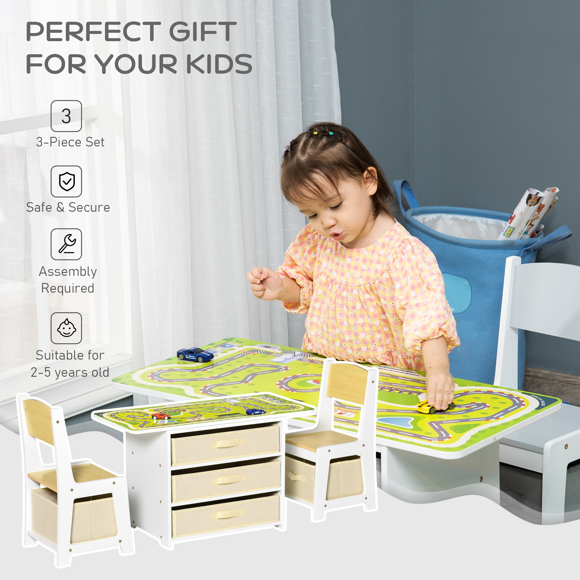 Qaba X-312-056 Kids-Play-Tables - View #8