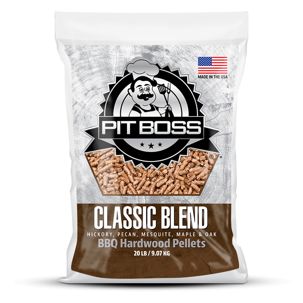Pit Boss 55245 Classic Blend Hickory, Pecan, Mesquite, Maple, Oak 20-lb Wood Pellets