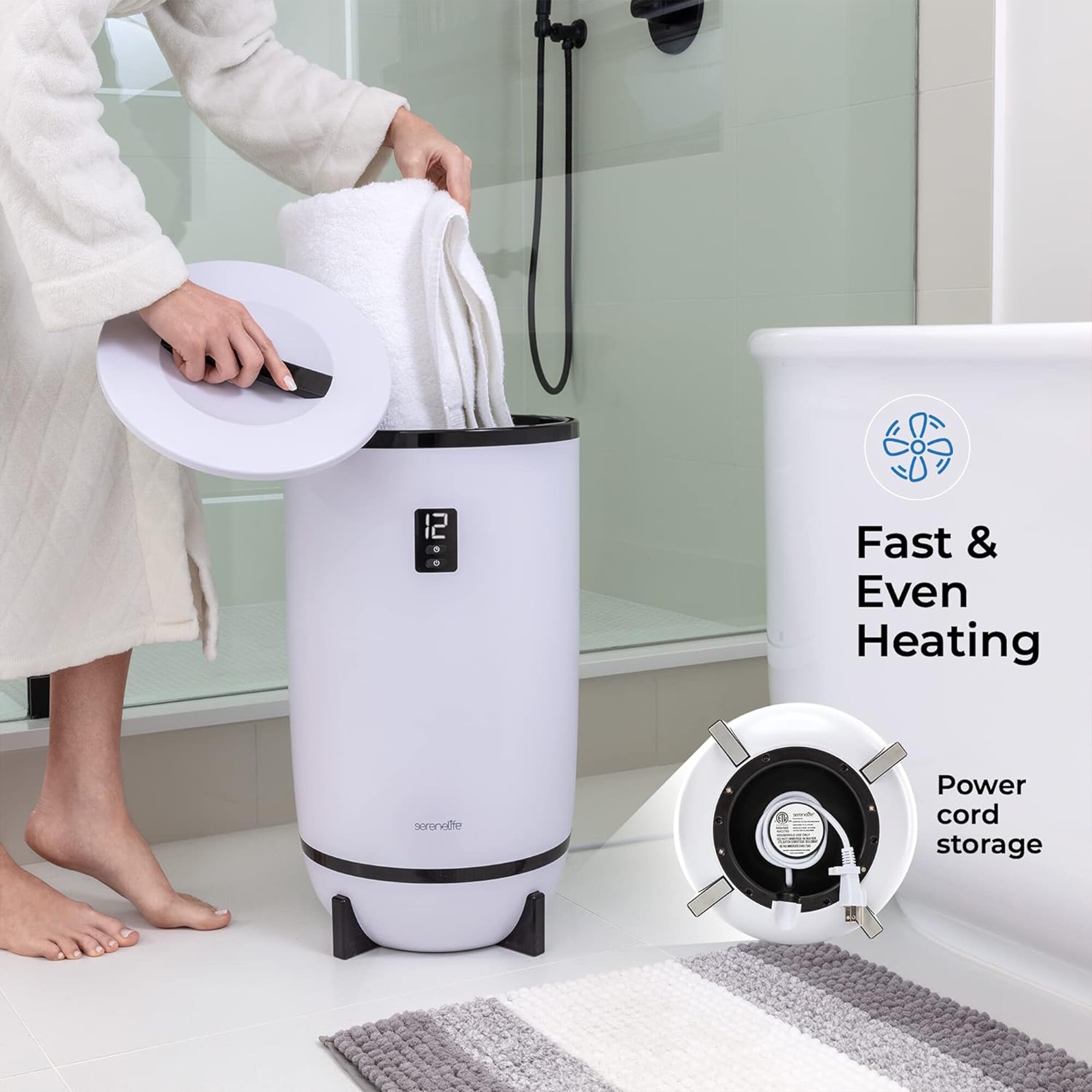 Serenelife SLTLW200 Towel-Warmers - View #2