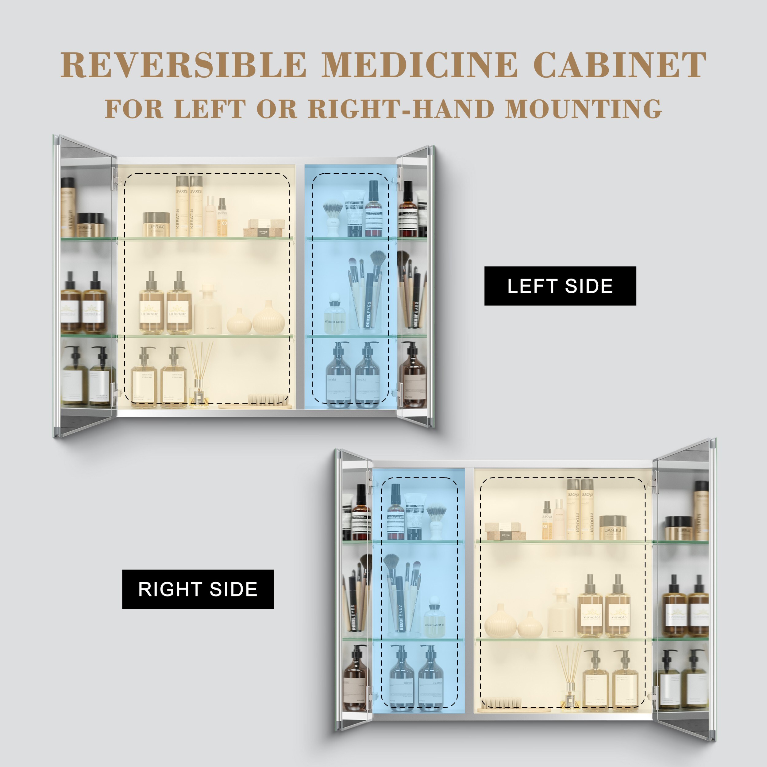 ToolCat BZ-2-136-JYG Bathroom-Medicine-Cabinets - View #5