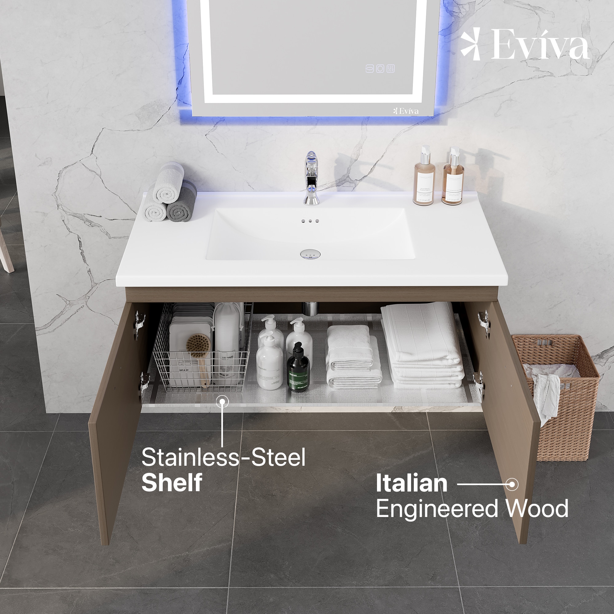 Eviva EVVN391-38WG-2DOOR Bath-Vanity-Combo - View #3