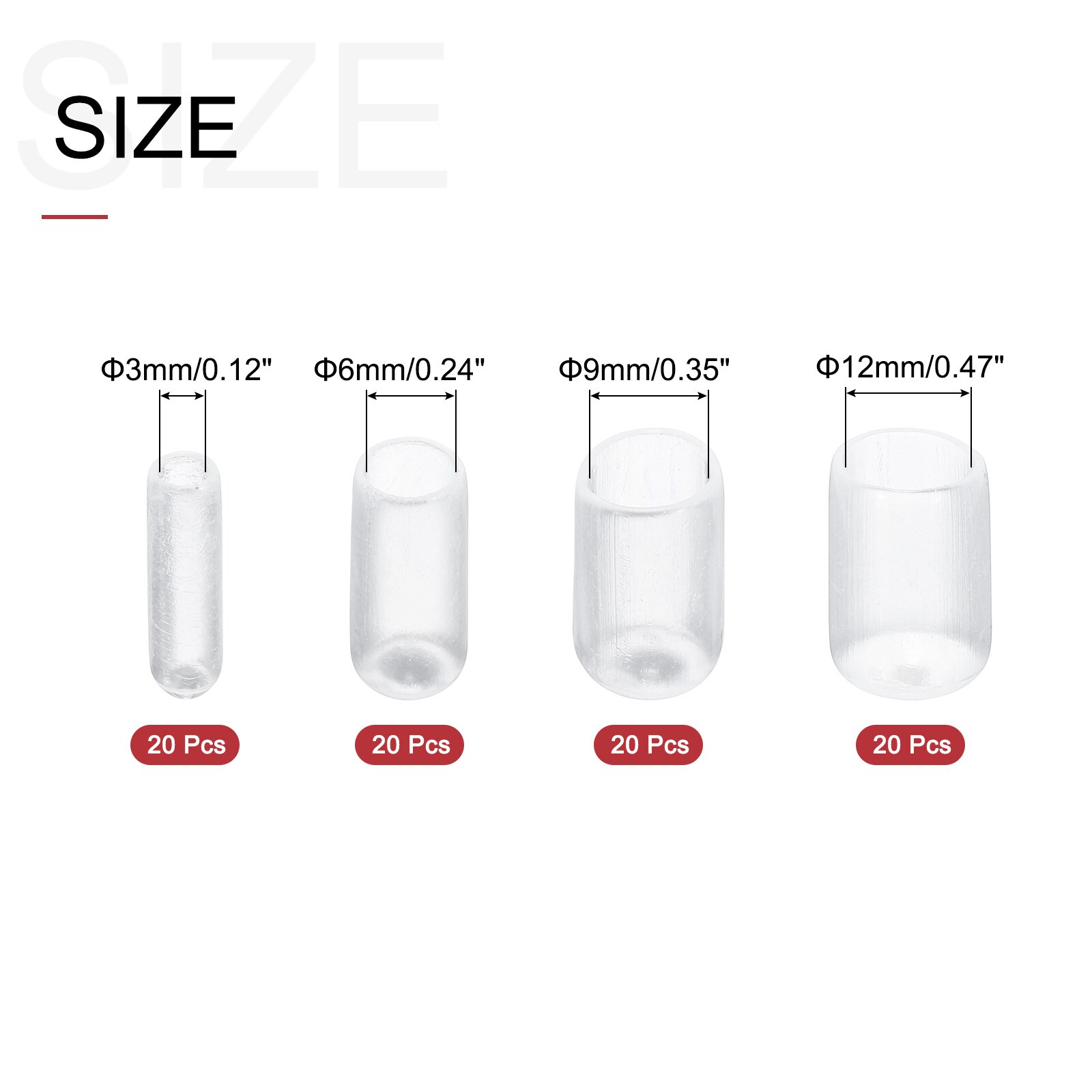 Unique Bargains S26010903UX1742 End-Caps-Screw-Protectors - View #2