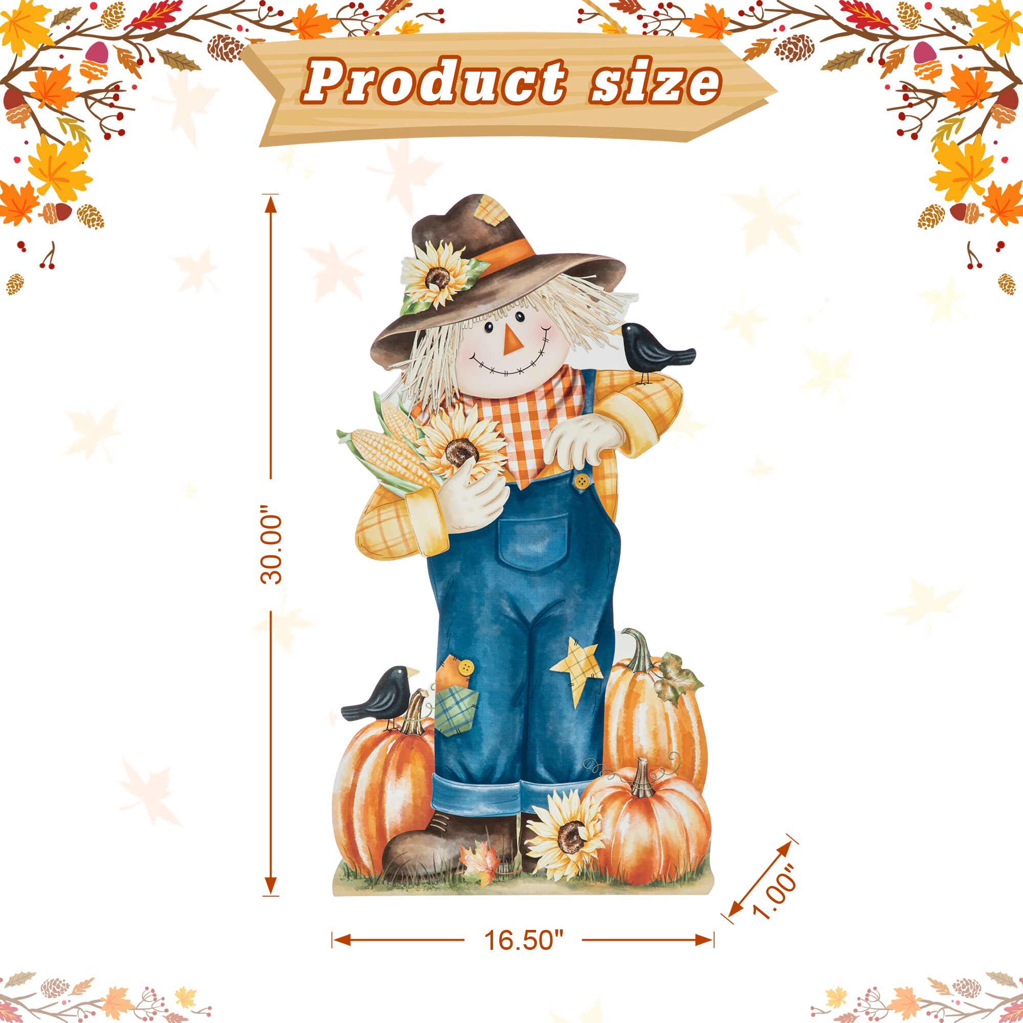 Glitzhome 2005600035 Indoor-Thanksgiving-Decor - View #8