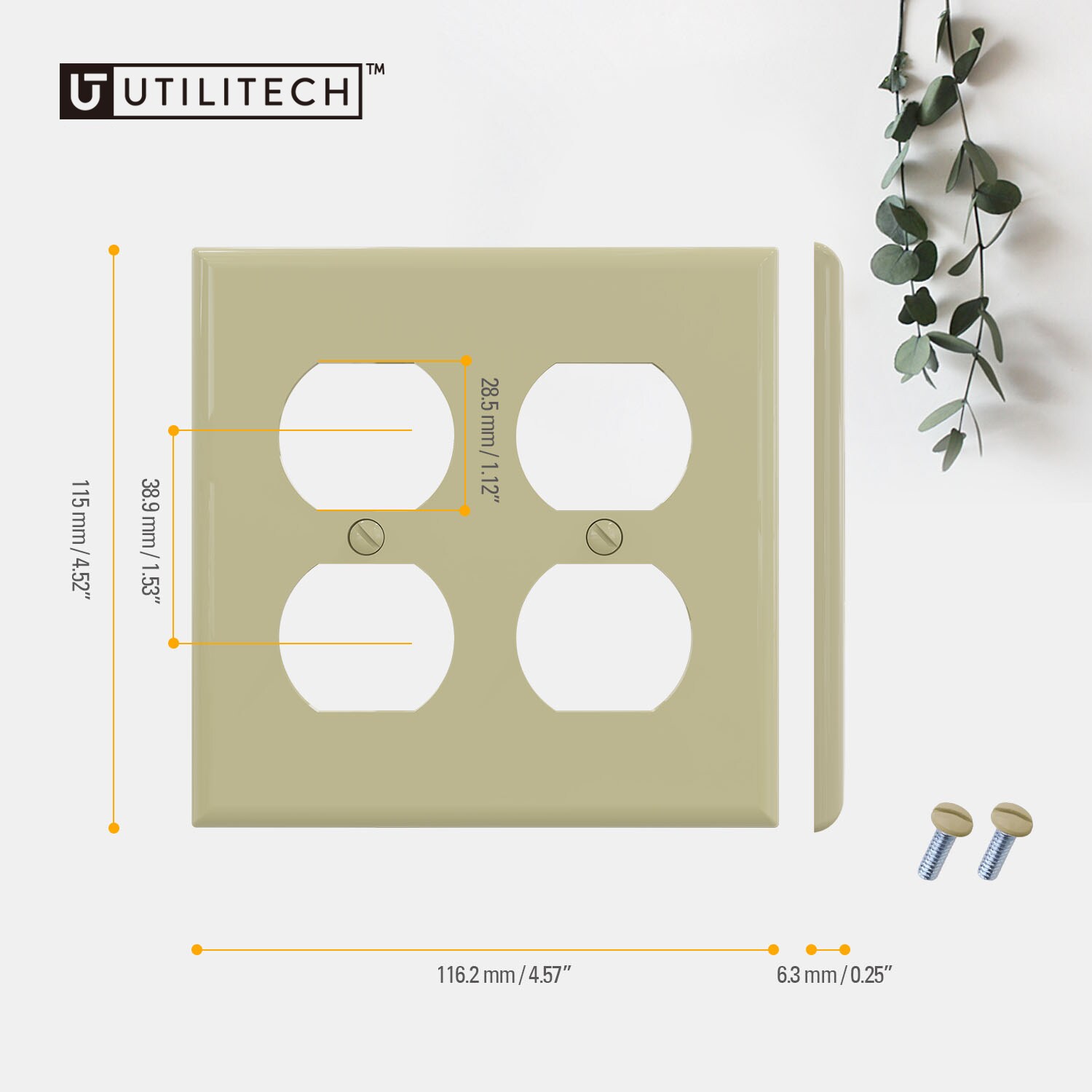 Utilitech 3022-IV10 Electrical-Wall-Plates - View #3