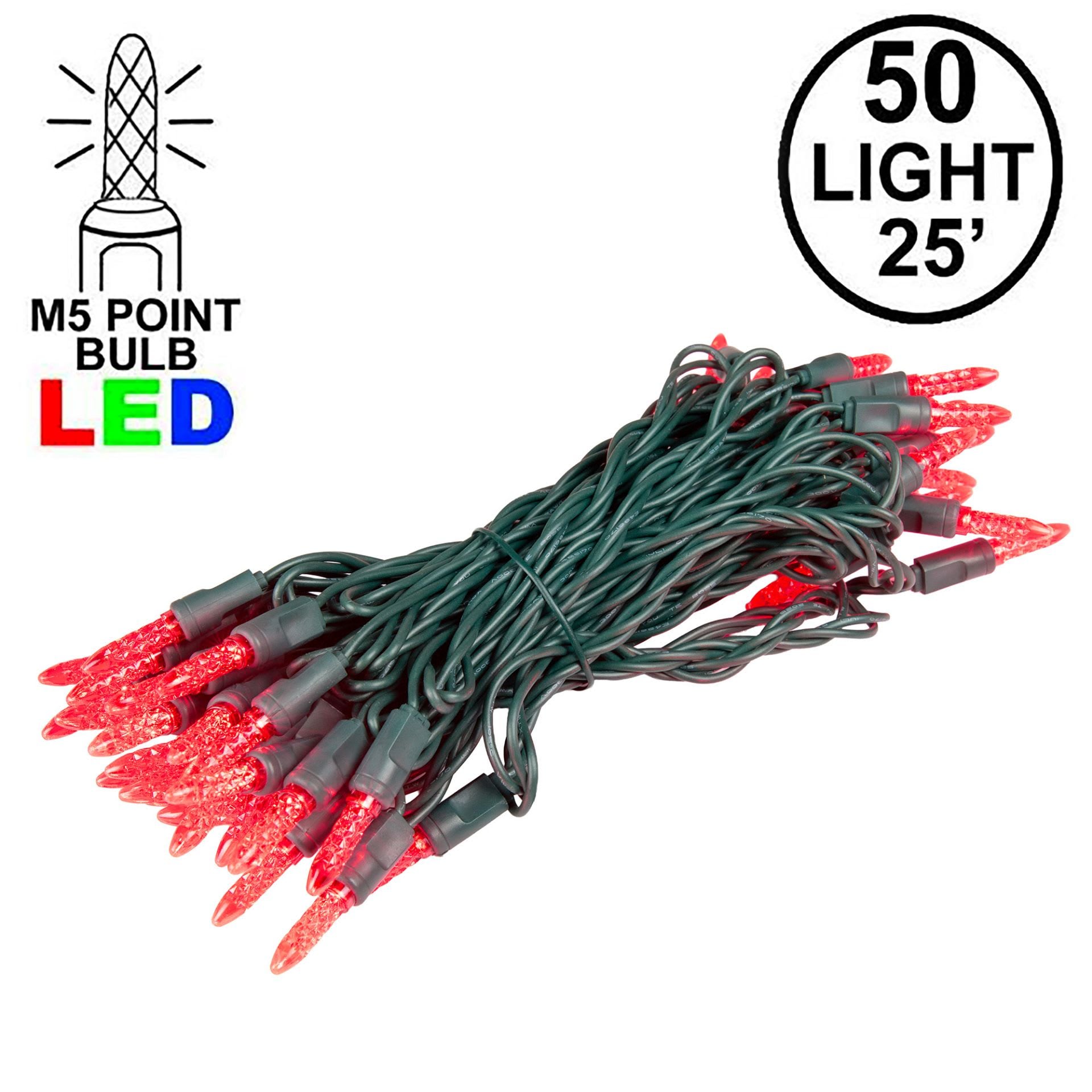 Novelty Lights M5-50-G-RE Patio-String-Lights - View #3