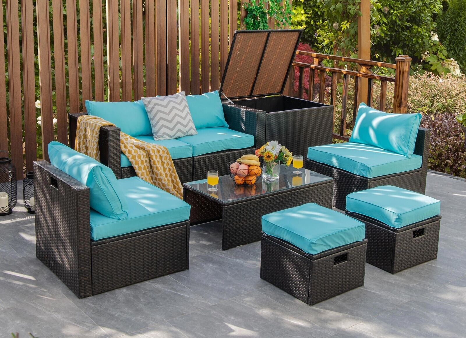 Forclover HBV-8592TU Patio-Conversation-Sets - View #2
