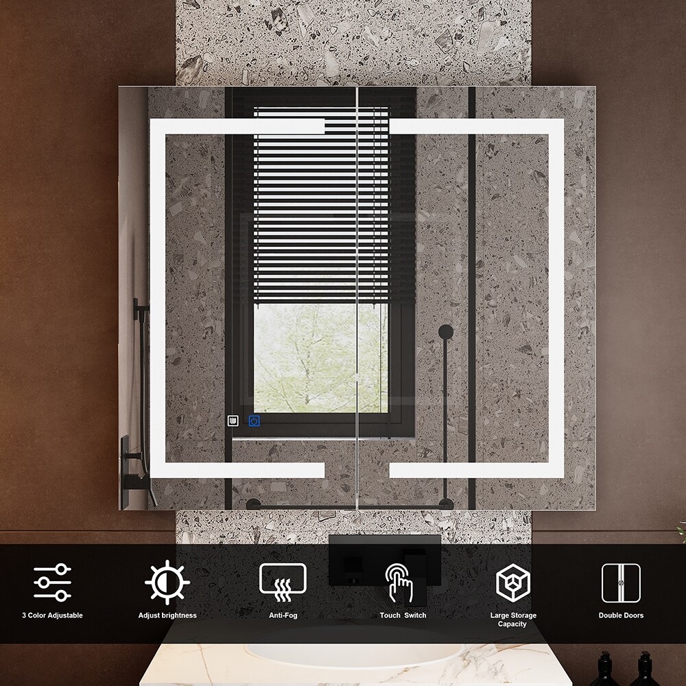 Homsee V-KF390074-01 Bathroom-Wall-Cabinets - View #14