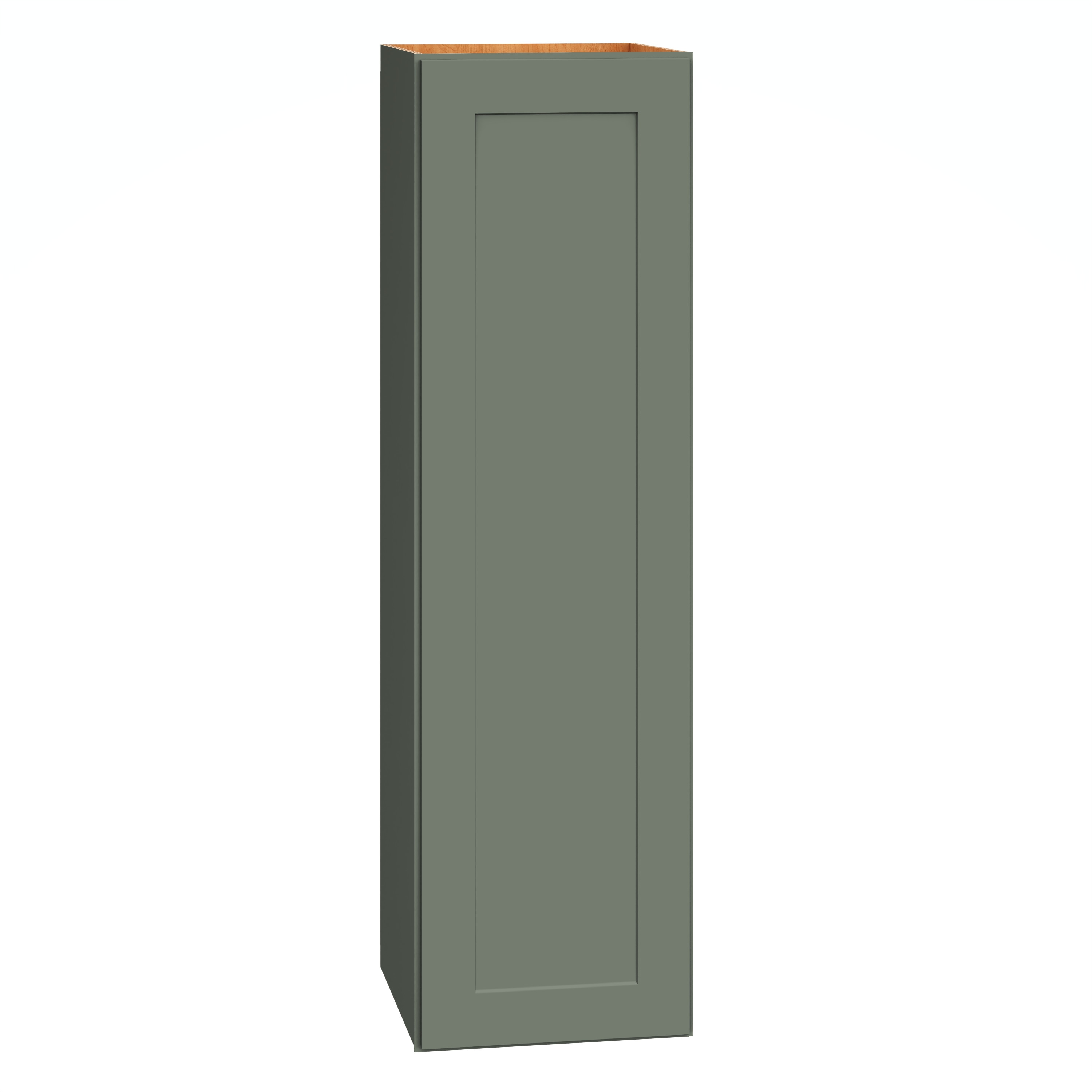 Diamond Express 61H-W1242R Jamestown 12-in W x 42-in H x 12-in D Retreat Green Wall Fully assembled Plywood Cabinet (Recessed Panel Shaker)