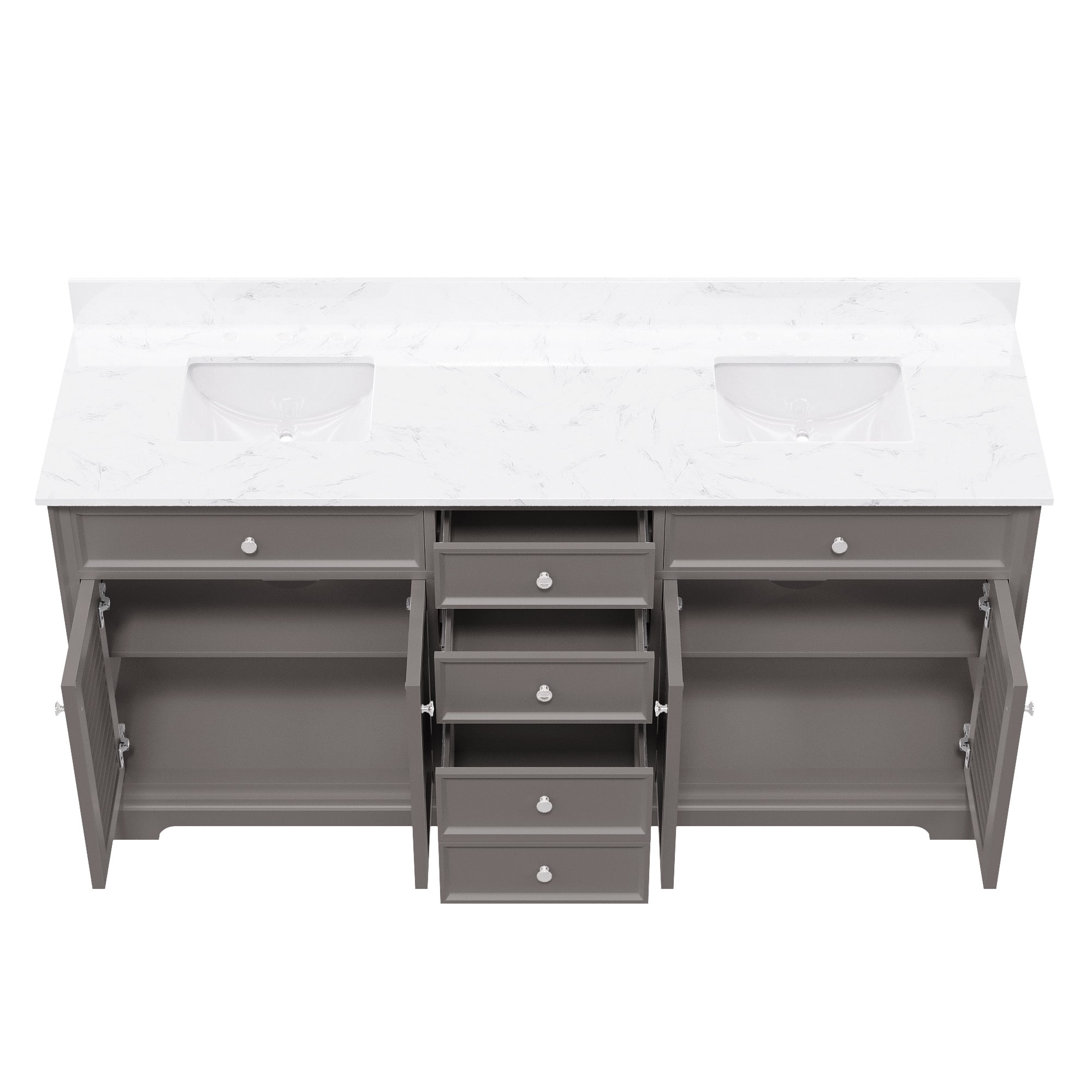 JEAREY DXRZJ-6S-BE Bath-Vanity-Combo - View #10