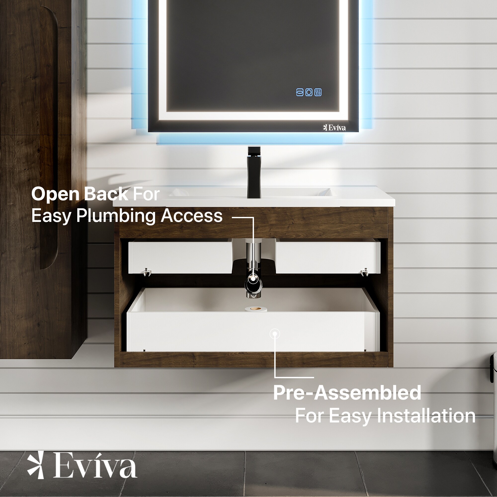 Eviva EVVN23-39RW-WM Bath-Vanity-Combo - View #6