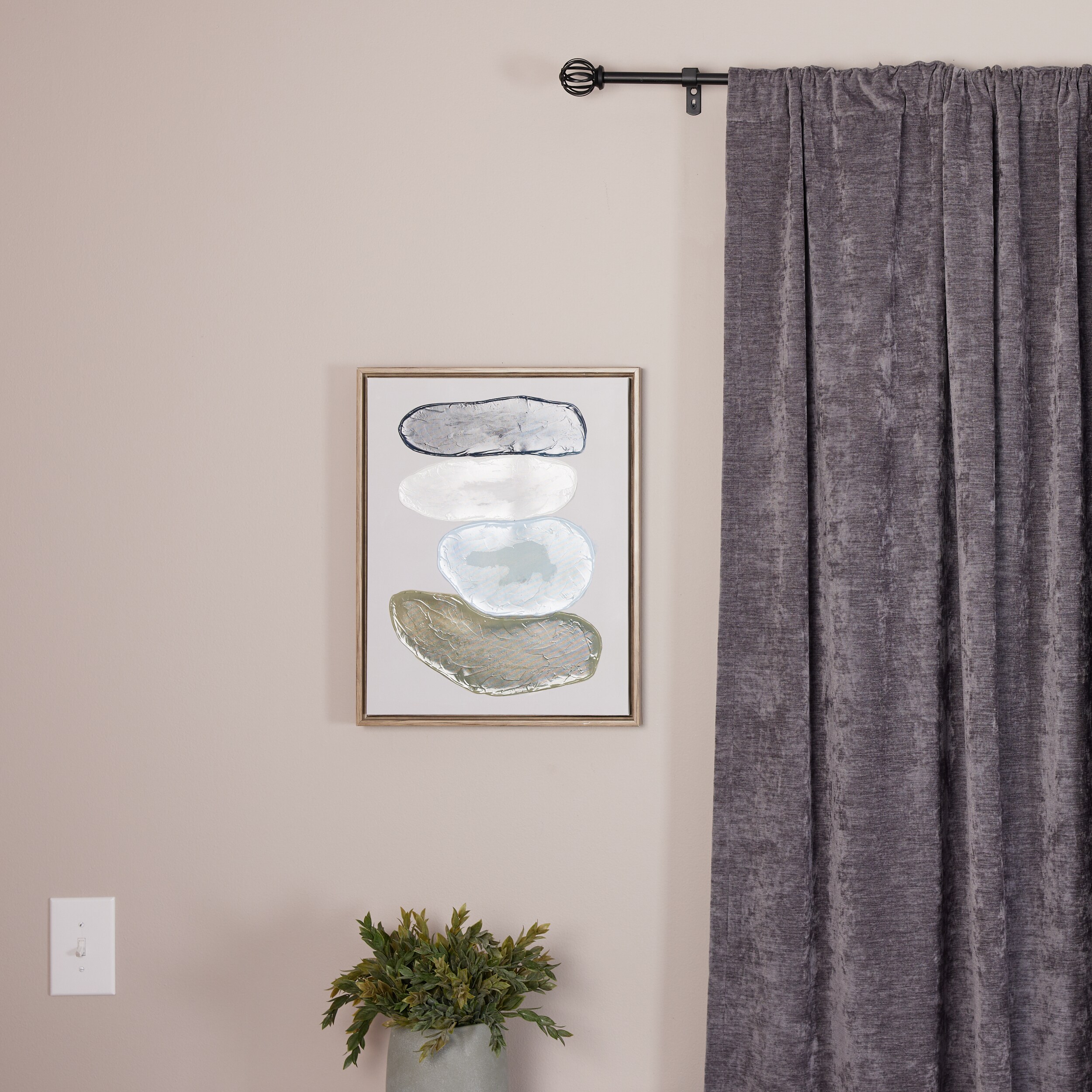 Style Selections FSI 1475E MBLK Curtain-Rods - View #5