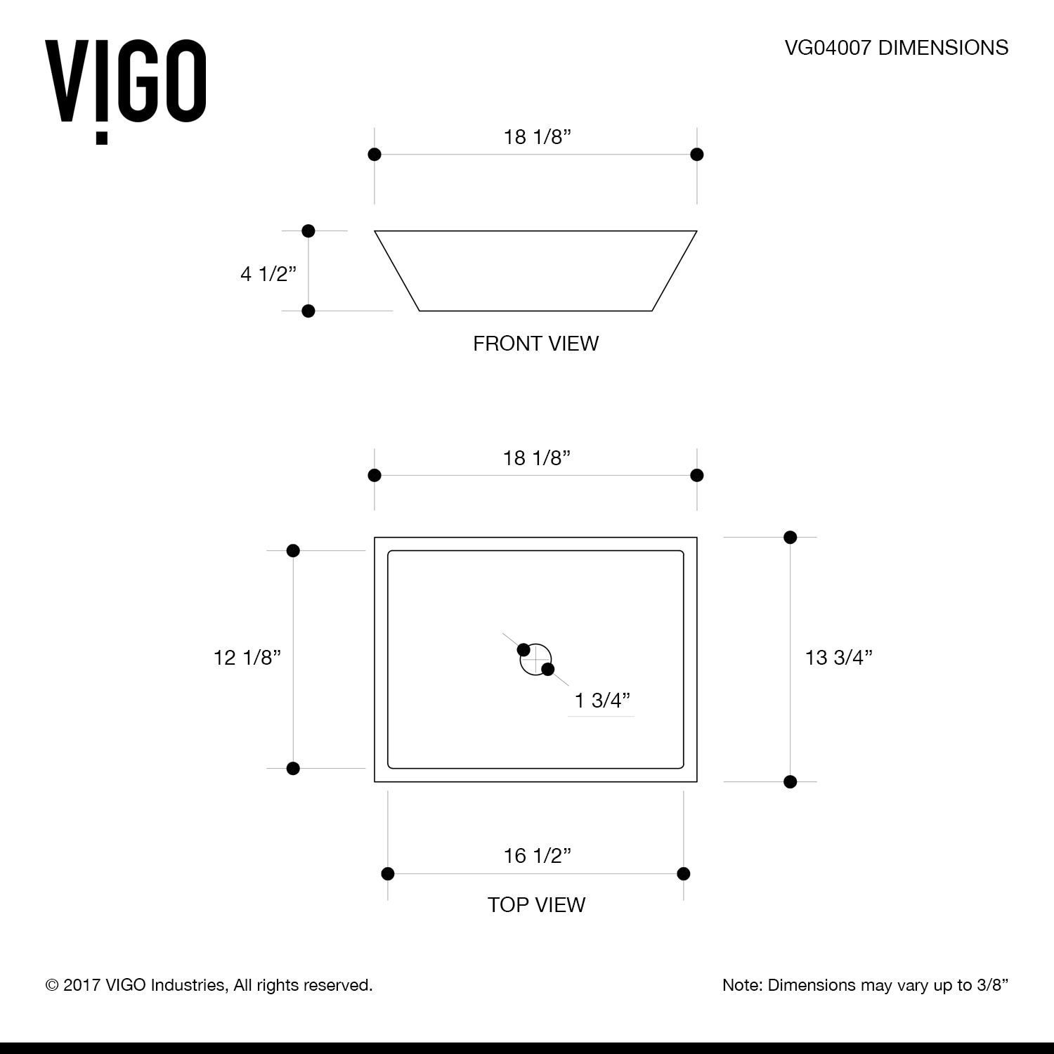 VIGO VGT1212 Bath-Sink - View #10