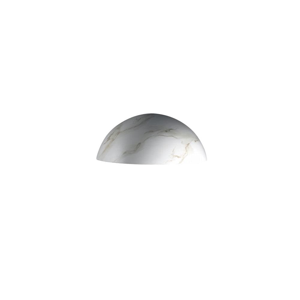 Justice Design Group CER-1300W-STOC Ambiance 1 -Light 4.5-in H White Hardwired Outdoor Wall Light