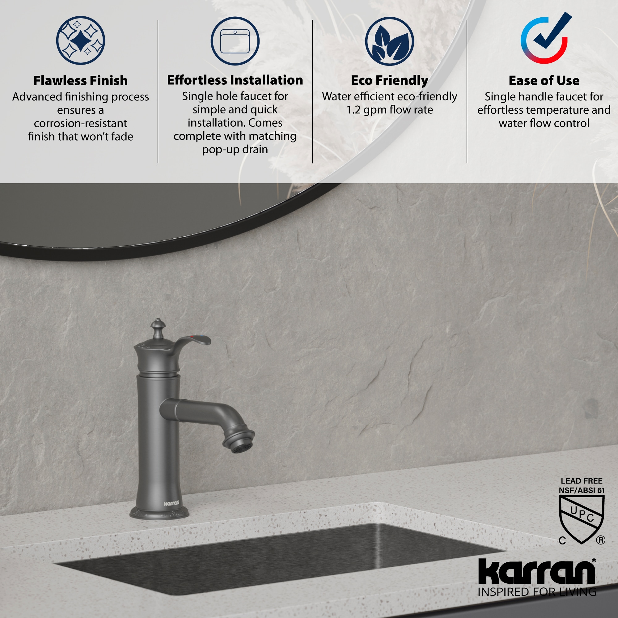 Karran KBF470GG Lavatory-Faucets - View #6