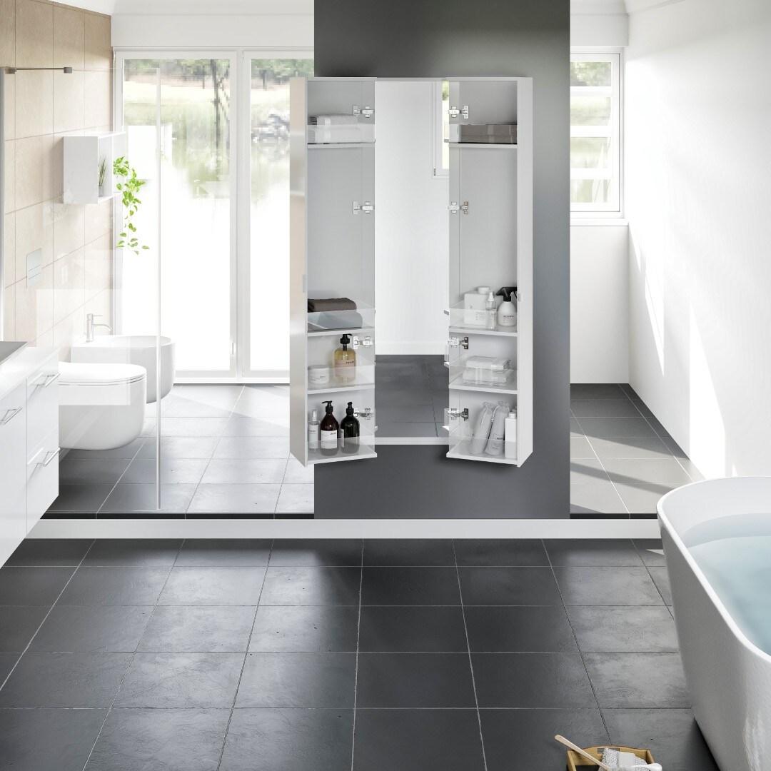 Eviva EVCB400-16WH Linen-Cabinets - View #5