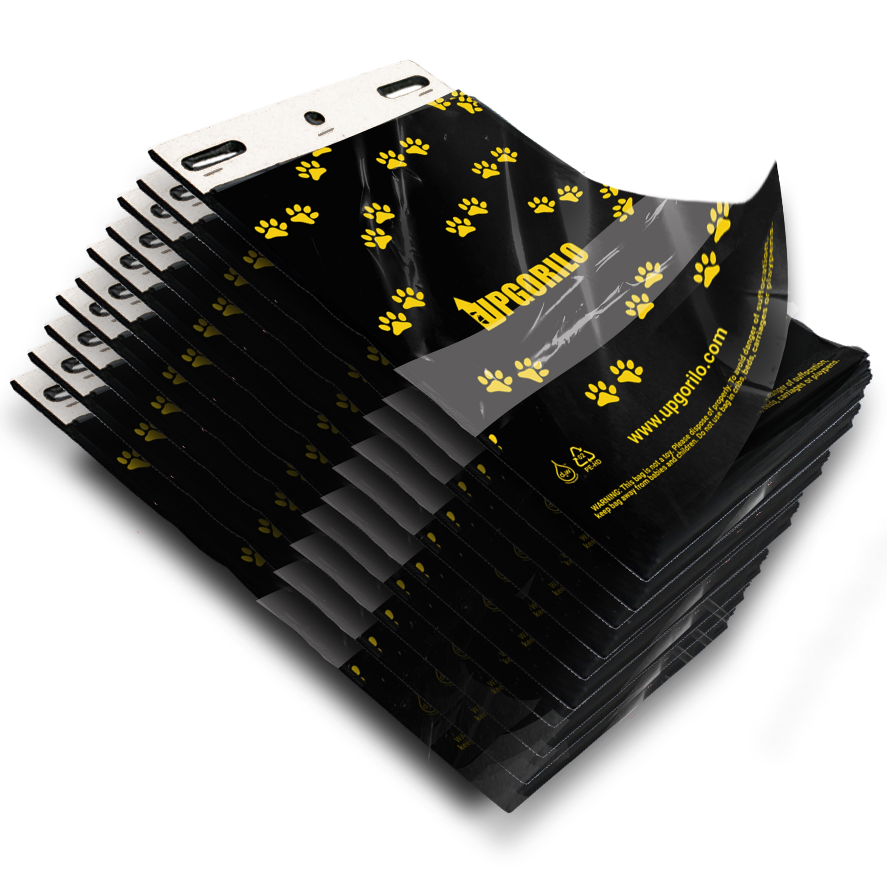 Flash Furniture 196861063596 Kessler 10 Pack Header Pull Out Bag 100 Count Sets - 1000 Premium Leak Proof Unscented Pet Waste Station Bags