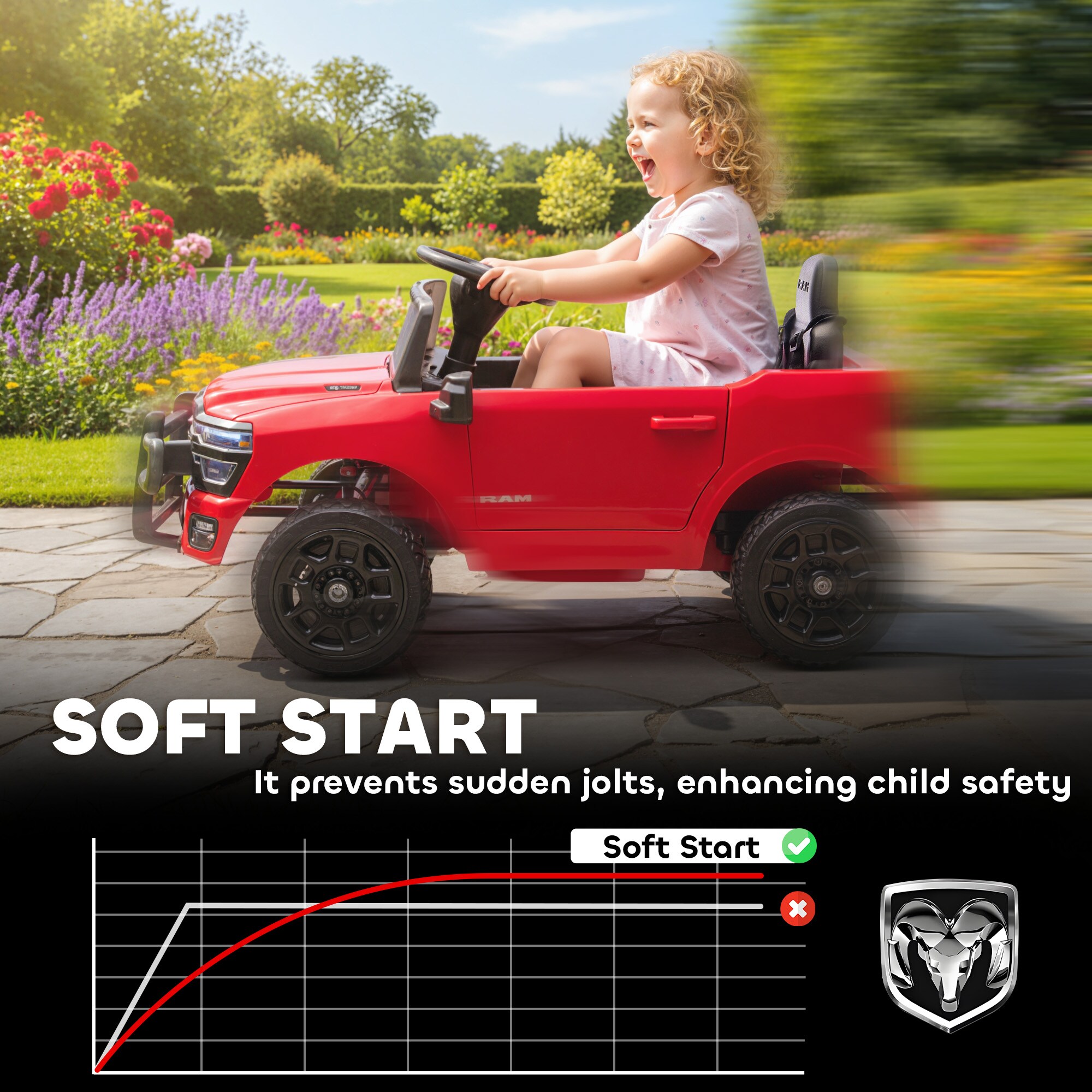 Qaba 370-456V80RD Play-Toys - View #5