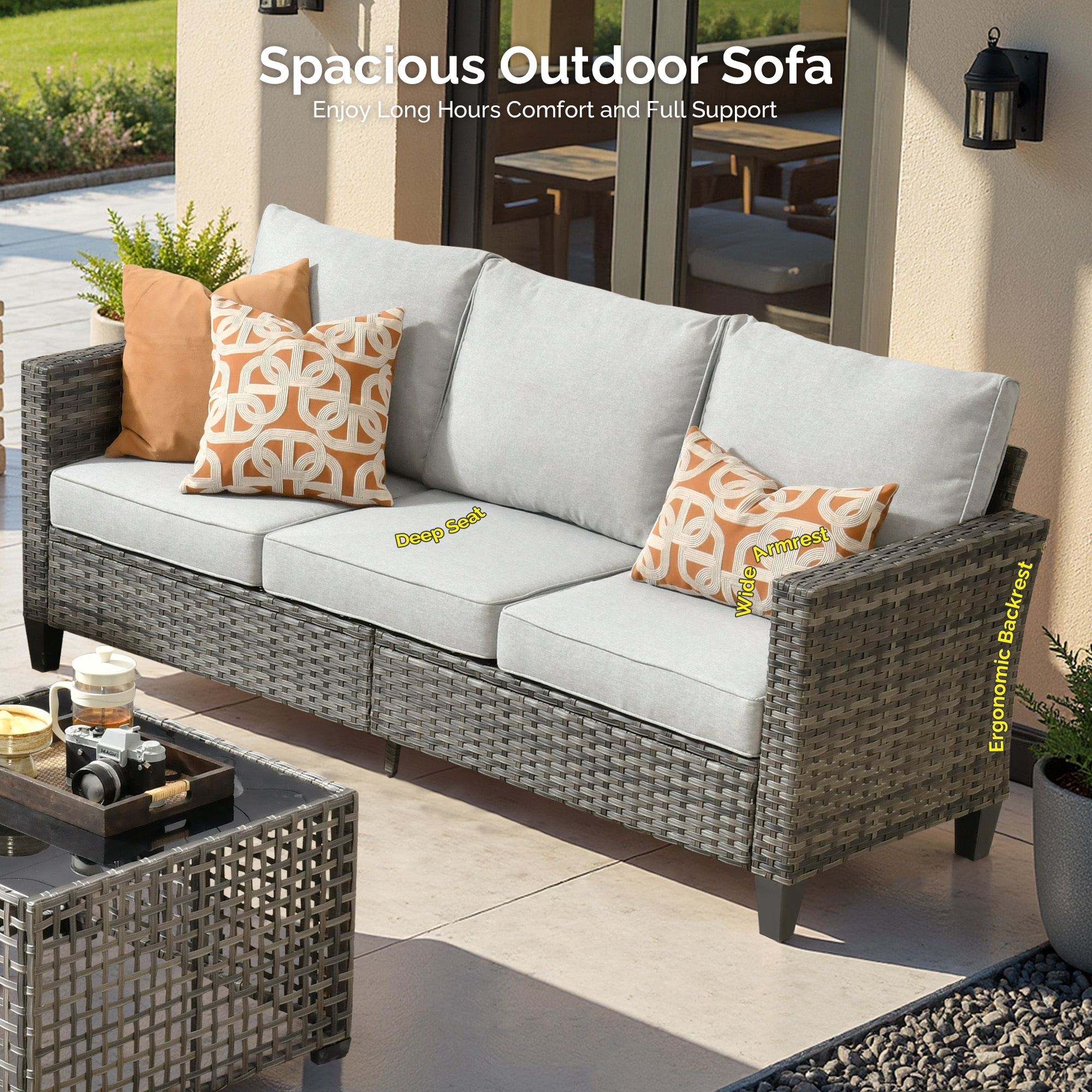 Caodoc L5-CFP03-GRS706 Patio-Sofas-Daybeds - View #2