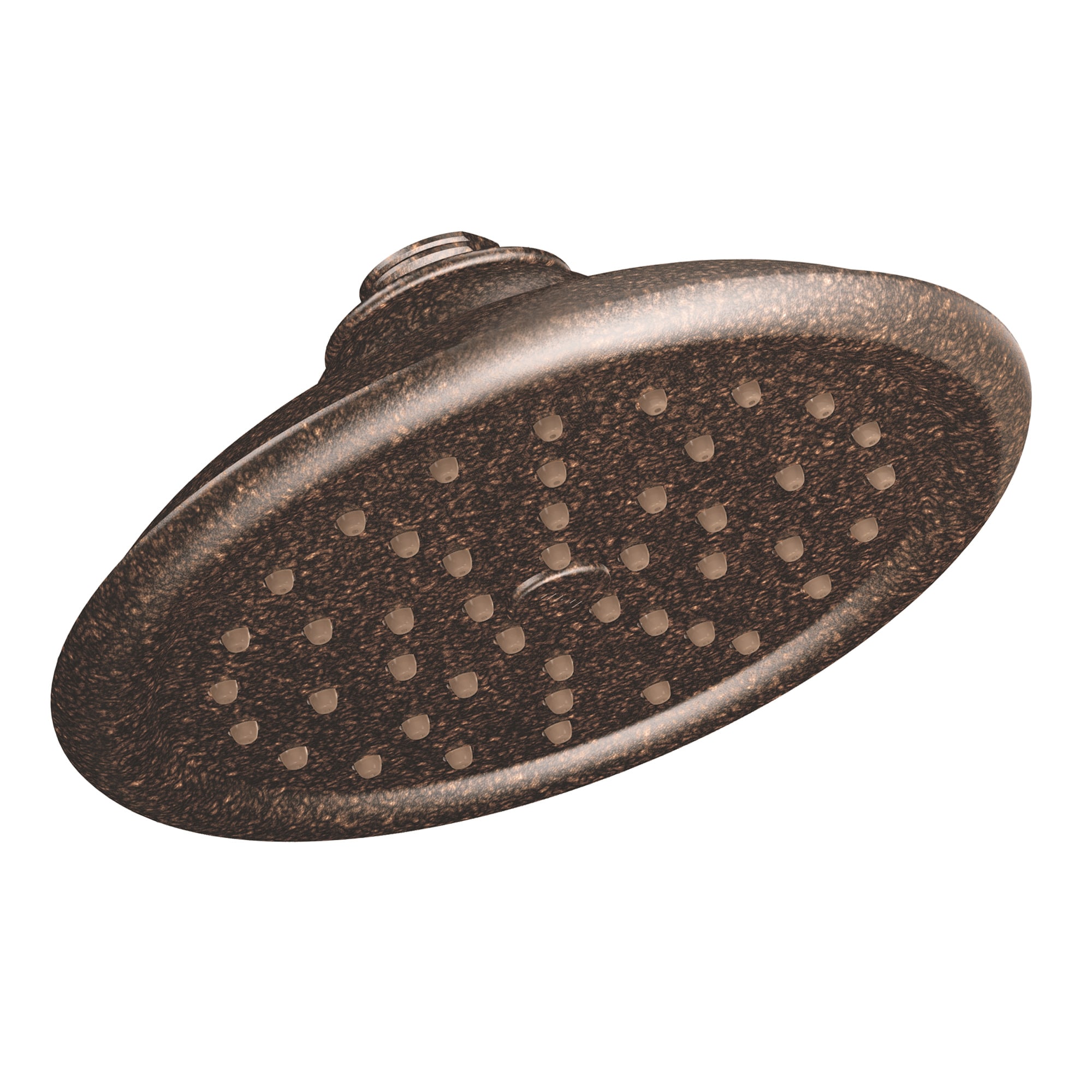 Exact Temp Oil Rubbed Bronze Round Rain Shower Head Fixed Shower Head 1.75-GPM (6.6-LPM) | - Moen S6310EPORB