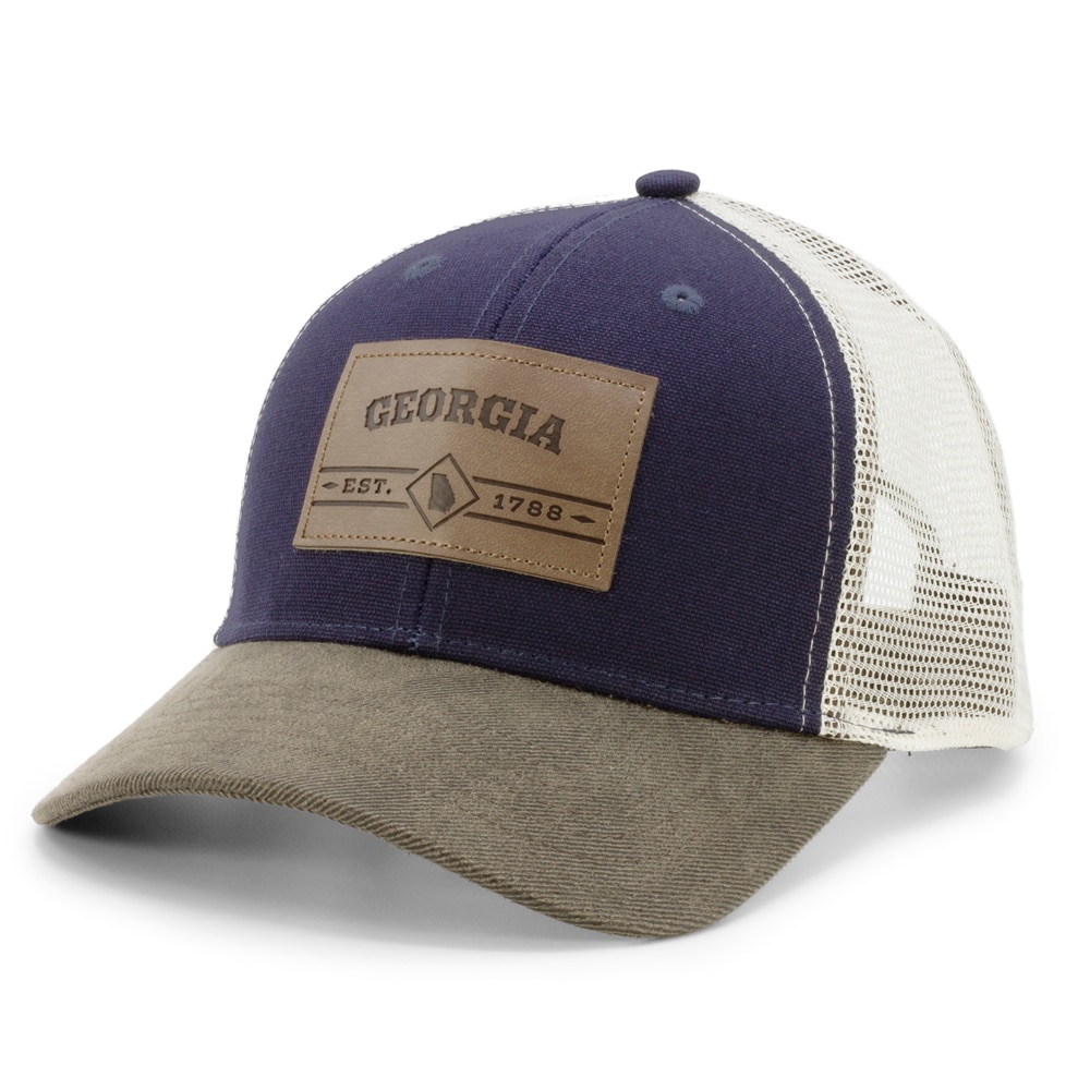 Infinity Brands STA-GA-62 Men's Dark Navy/Brown/Khaki Cotton Baseball cap