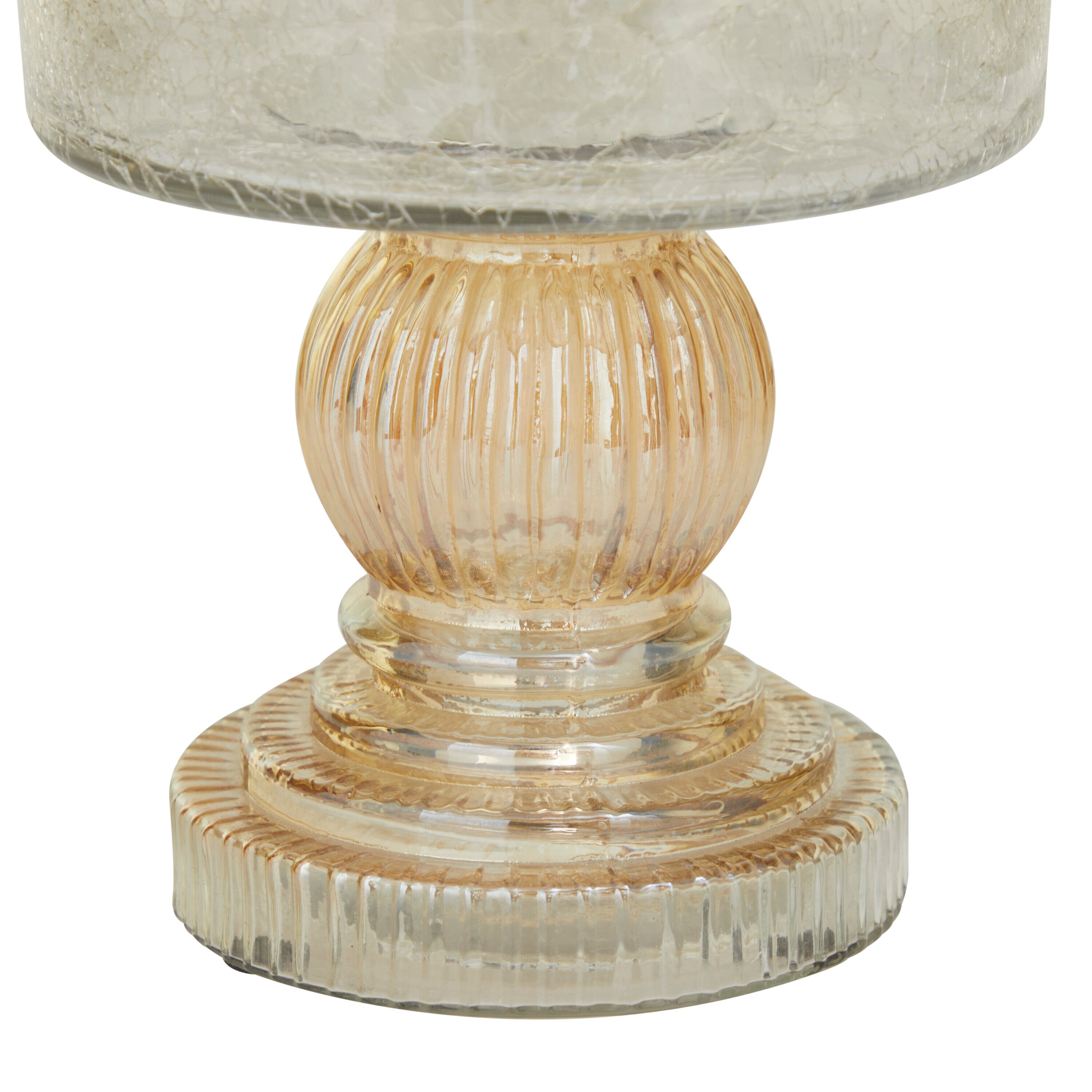 Grayson Lane 1 Candle Glass Hurricane Candle Holder in the Candle Holders  department at
